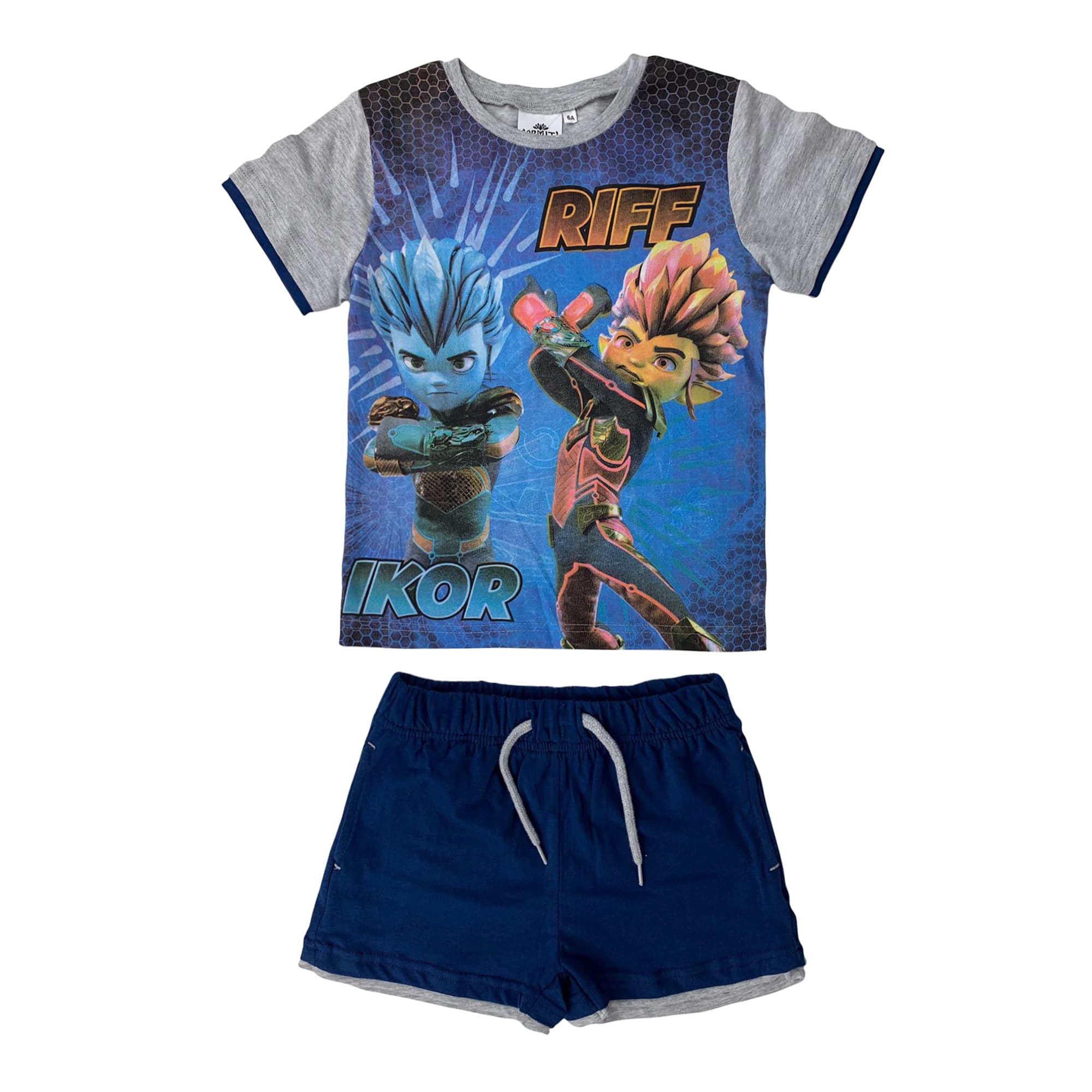 Pigiama bambino estivo Gormiti Maglia e pantaloncino in cotone stampato 4212