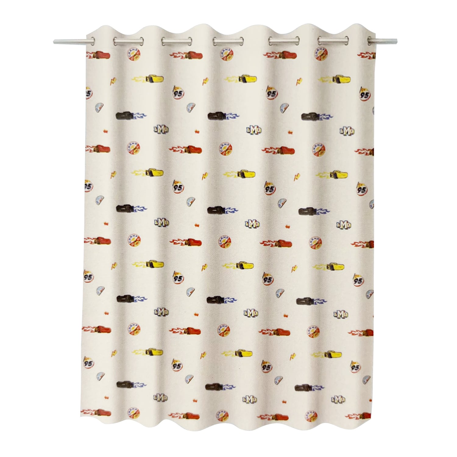 Tenda Cars Disney 1 Velo Idea Regalo Cameretta 140x290 con borchie 4292