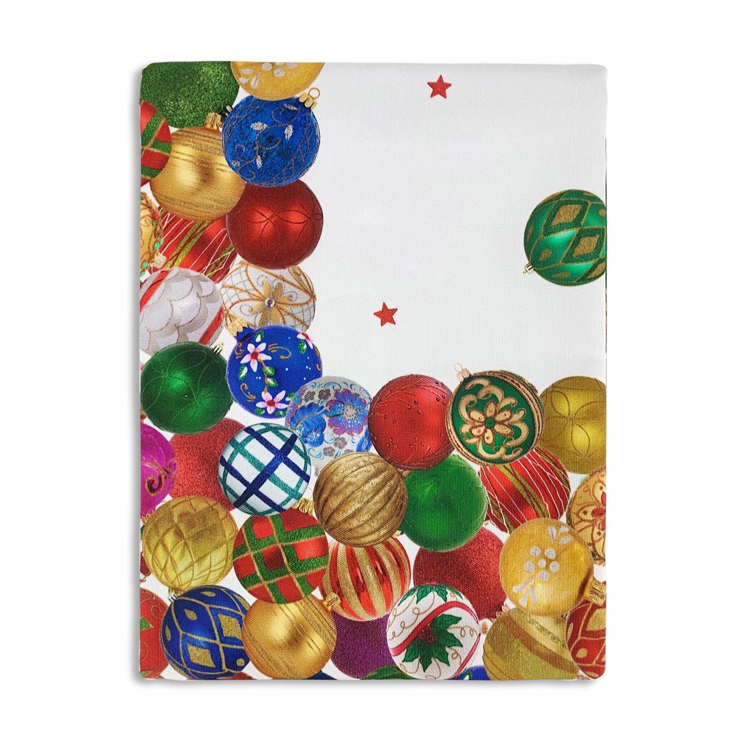 Copritavolo Natalizio Vingi Tiffany palle di Natale Xmas tovaglia 12 posti 4764