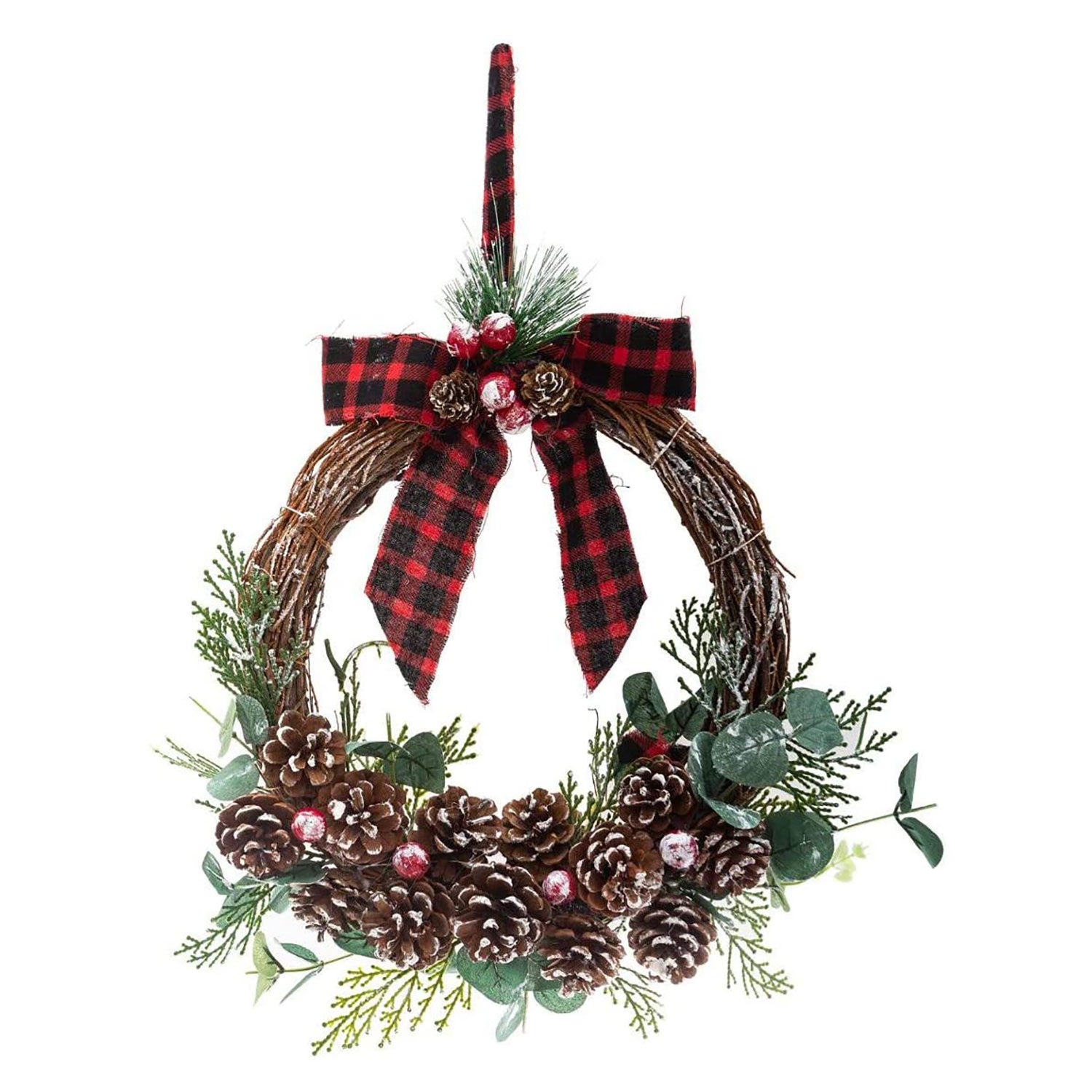 Weihnachtskranz Vor der Tür Weihnachtsdekoration Zierkranz D40 4809