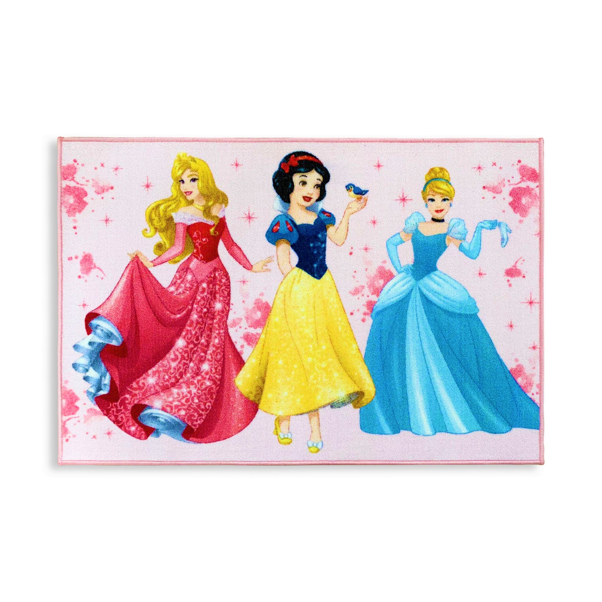 Tappeto antiscivolo cameretta bambini Disney Principesse 80x120 cm 484