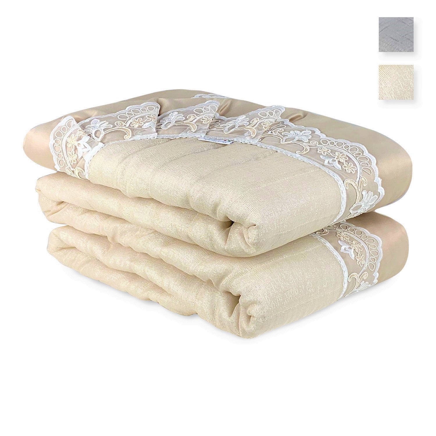 Trapuntino primaverile letto matrimoniale Daiana Renato Balestra lurex 4861