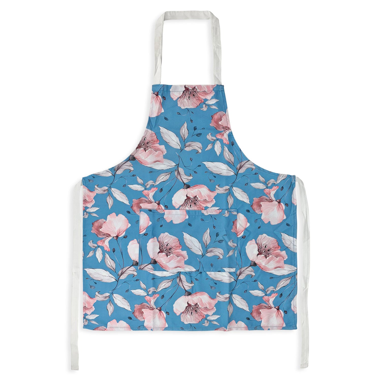 Grembiule da cucina antimacchia stampa floreale in cotone Bloom 4922