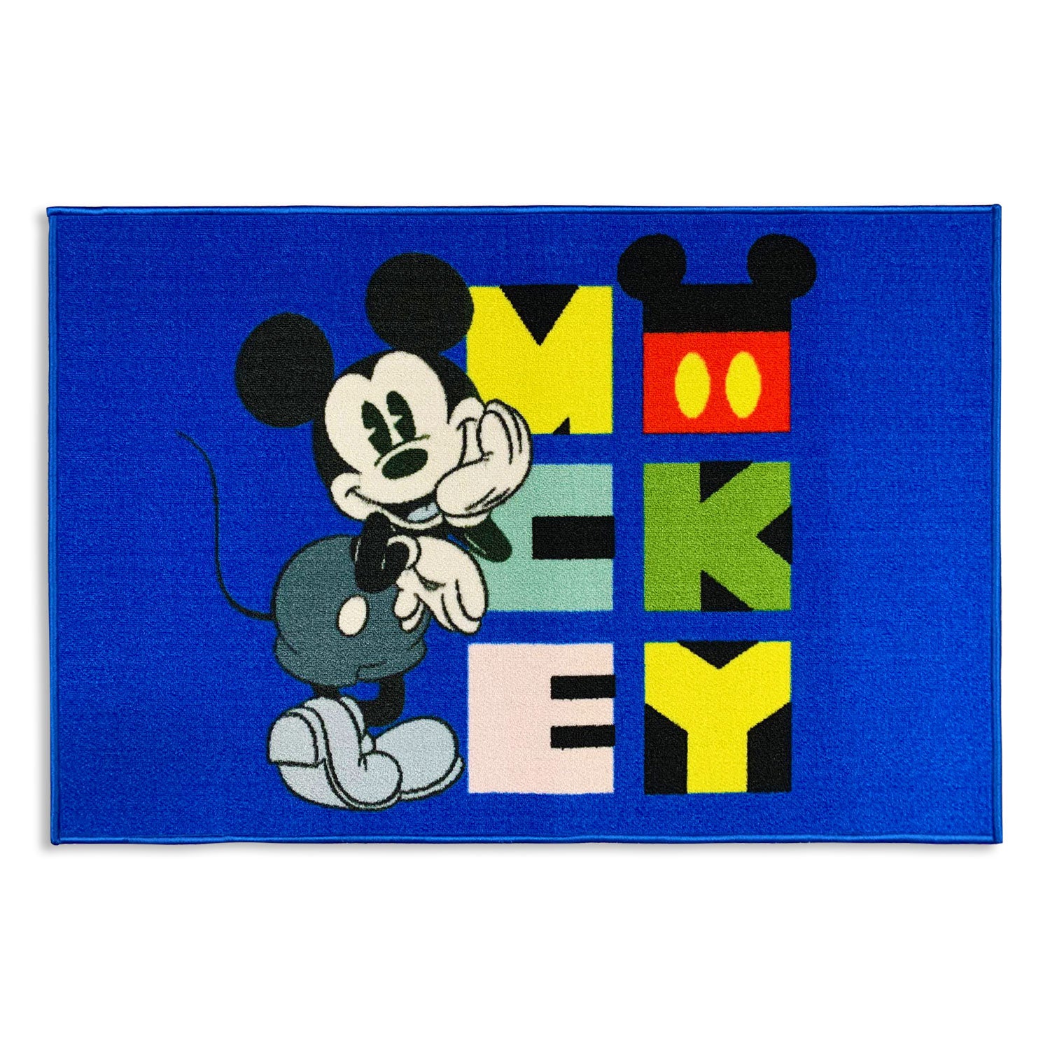 Tappeto antiscivolo cameretta bambini Disney Mickey Mouse 80x120 cm 4945