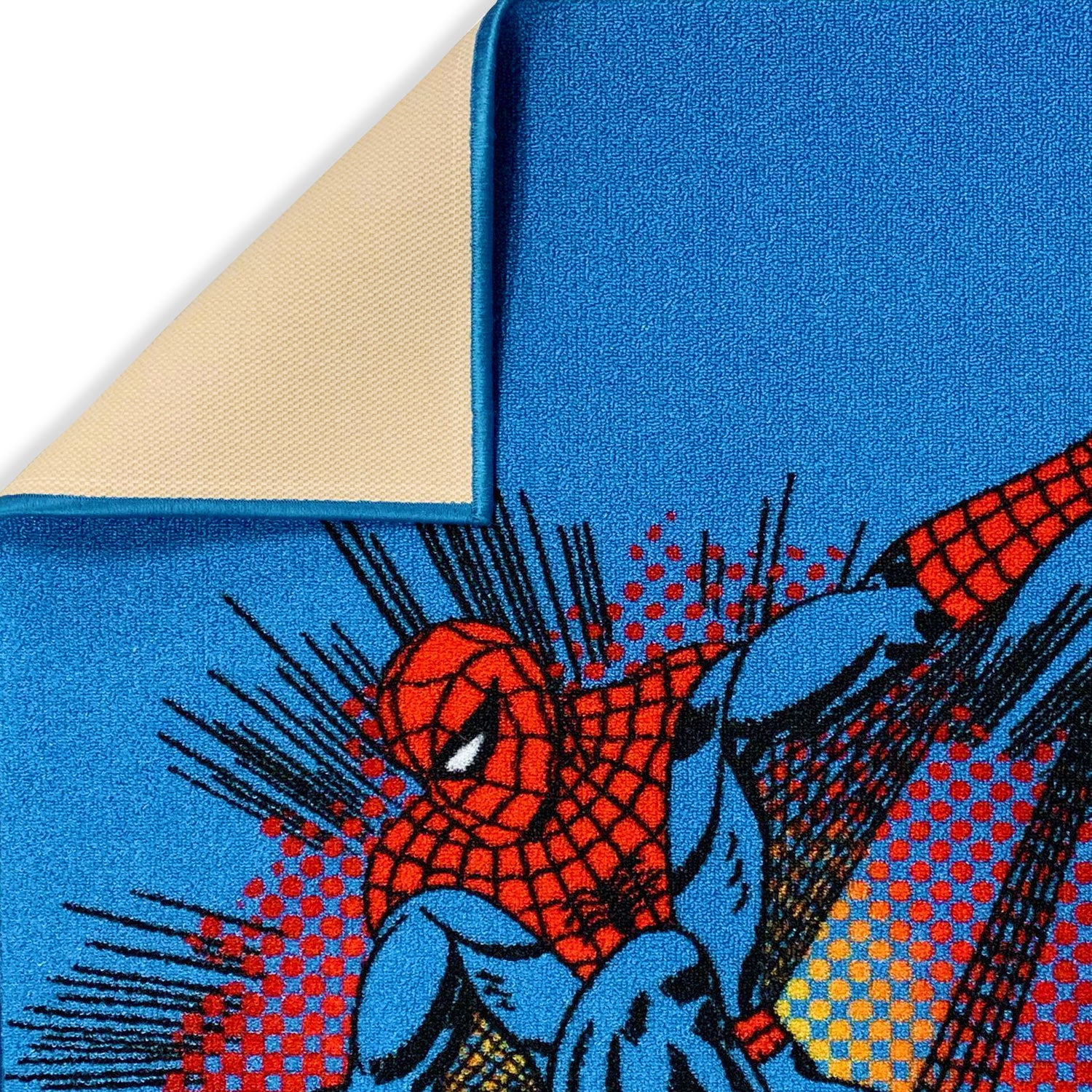 Tappeto antiscivolo cameretta bambini Marvel Spiderman 80x120 cm 4952