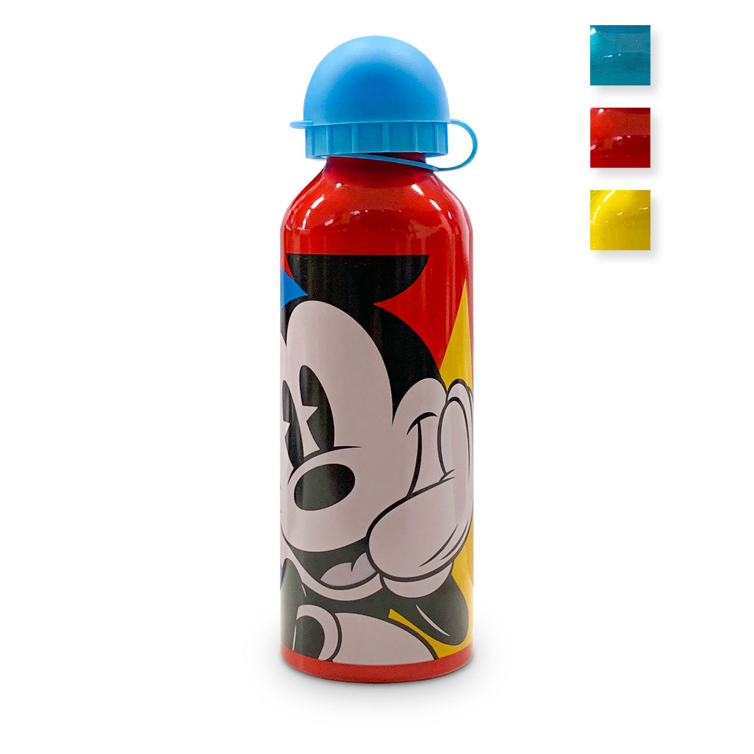Borraccia bambini Disney Mickey Mouse bottiglia allumino e beccuccio 5