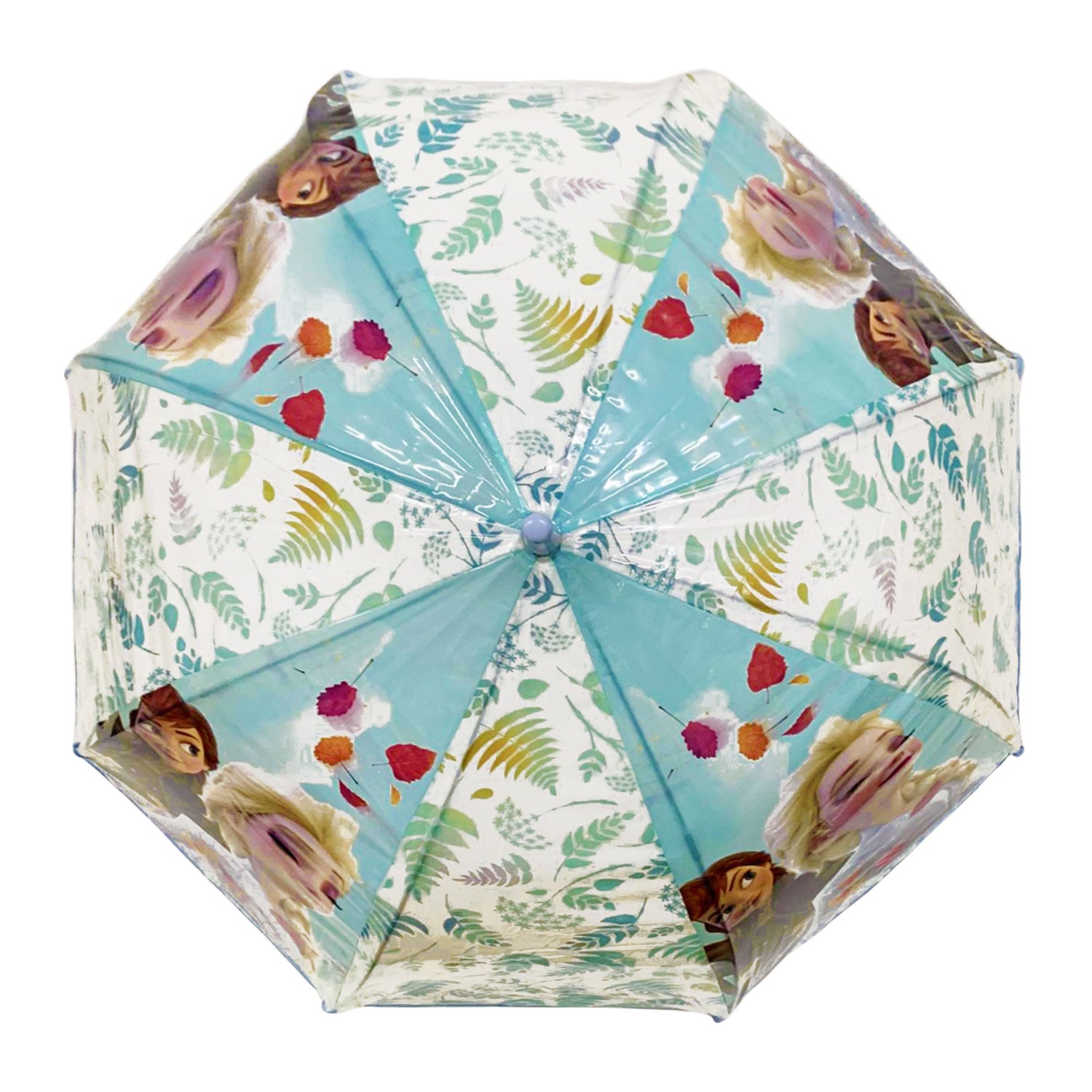 Ombrello Disney Forzen Elsa trasparente automatico bambini manico ufficiale 4969