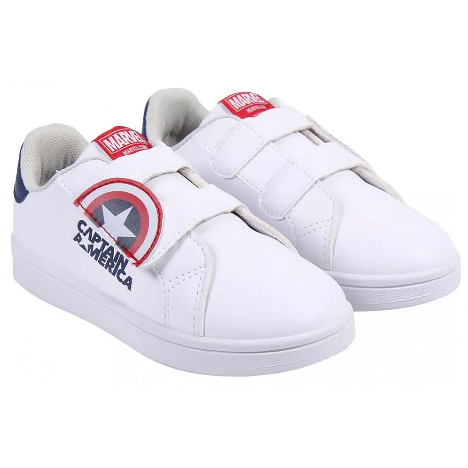 Scarpe Marvel Avengers Capitan America sneakers sportive a strappo bam