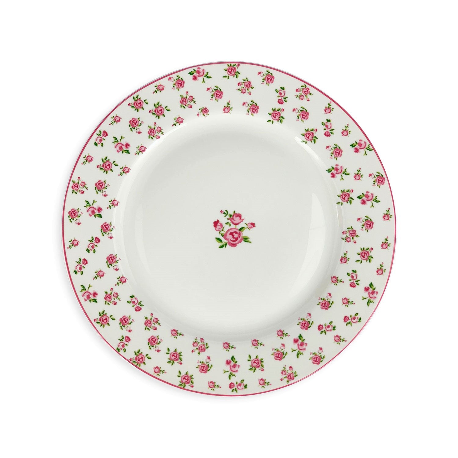 Servizio piatti da dessert Isabelle Rose Holly Shabby chic porcellana 6pz 5105