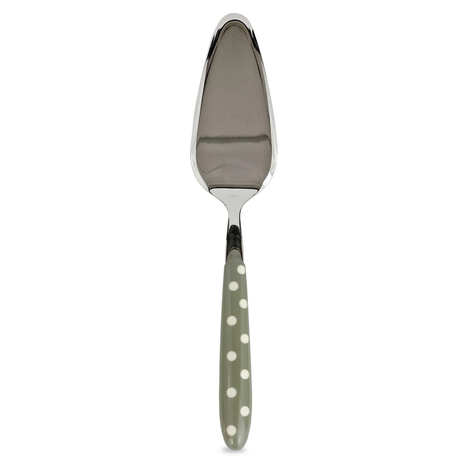 Paletta per torta Isabelle Rose Shabby chic a pois in acciaio inox vintage 5122
