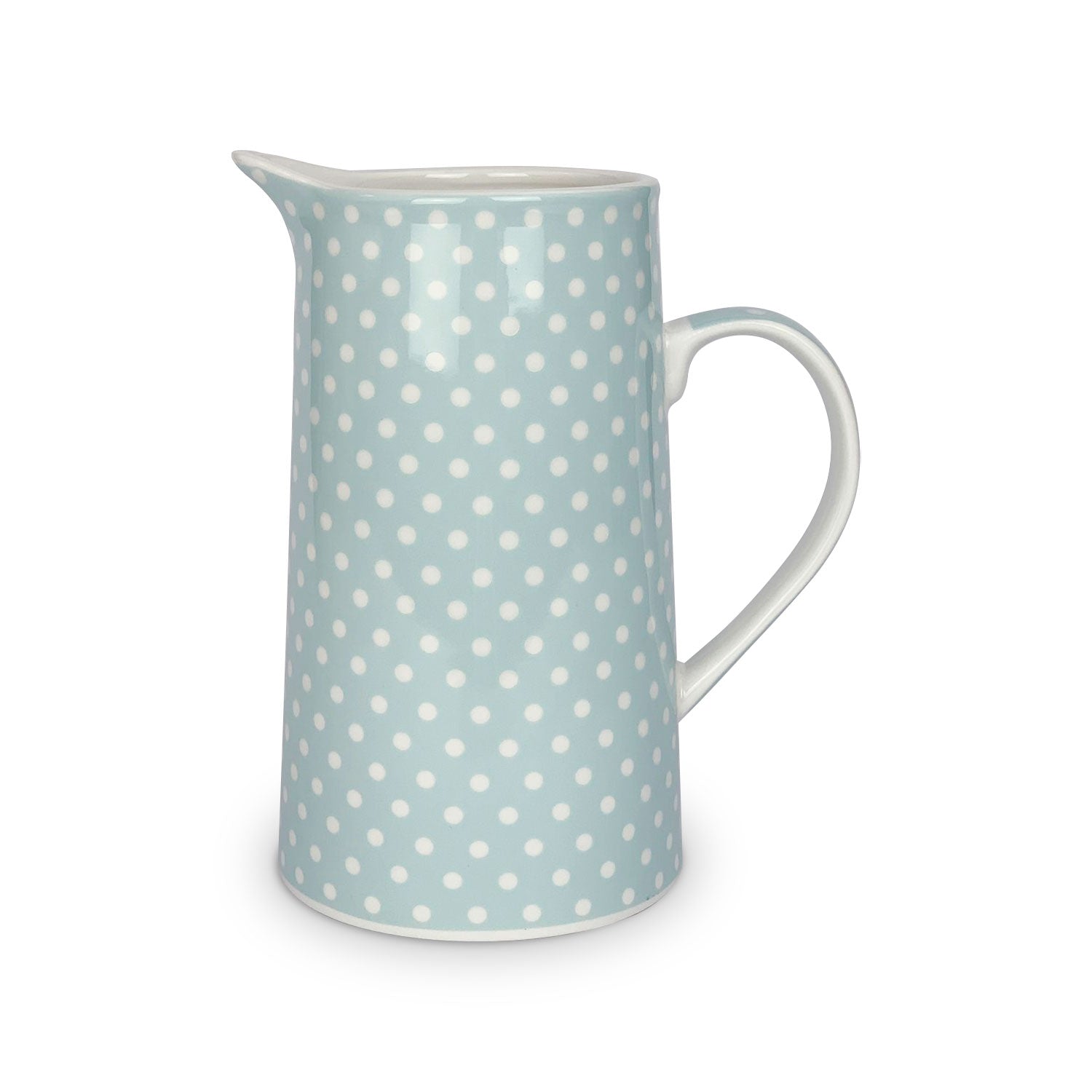 Brocca in porcellana Isabelle Rose Shabby chic caraffa retrò a pois 1L 5150