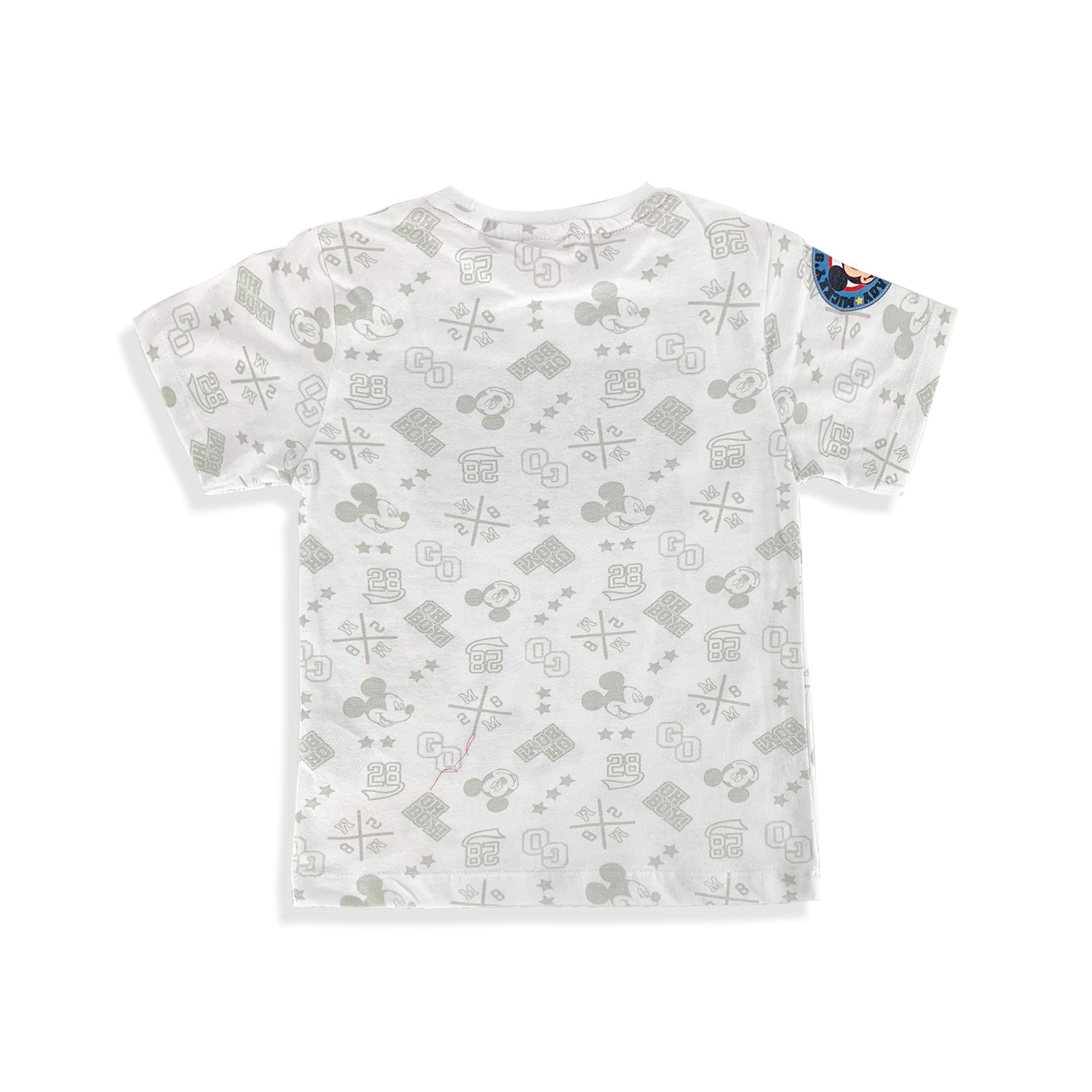 Maglia Disney Mickey Mouse t-shirt mezze maniche in cotone stampata bambino 5201