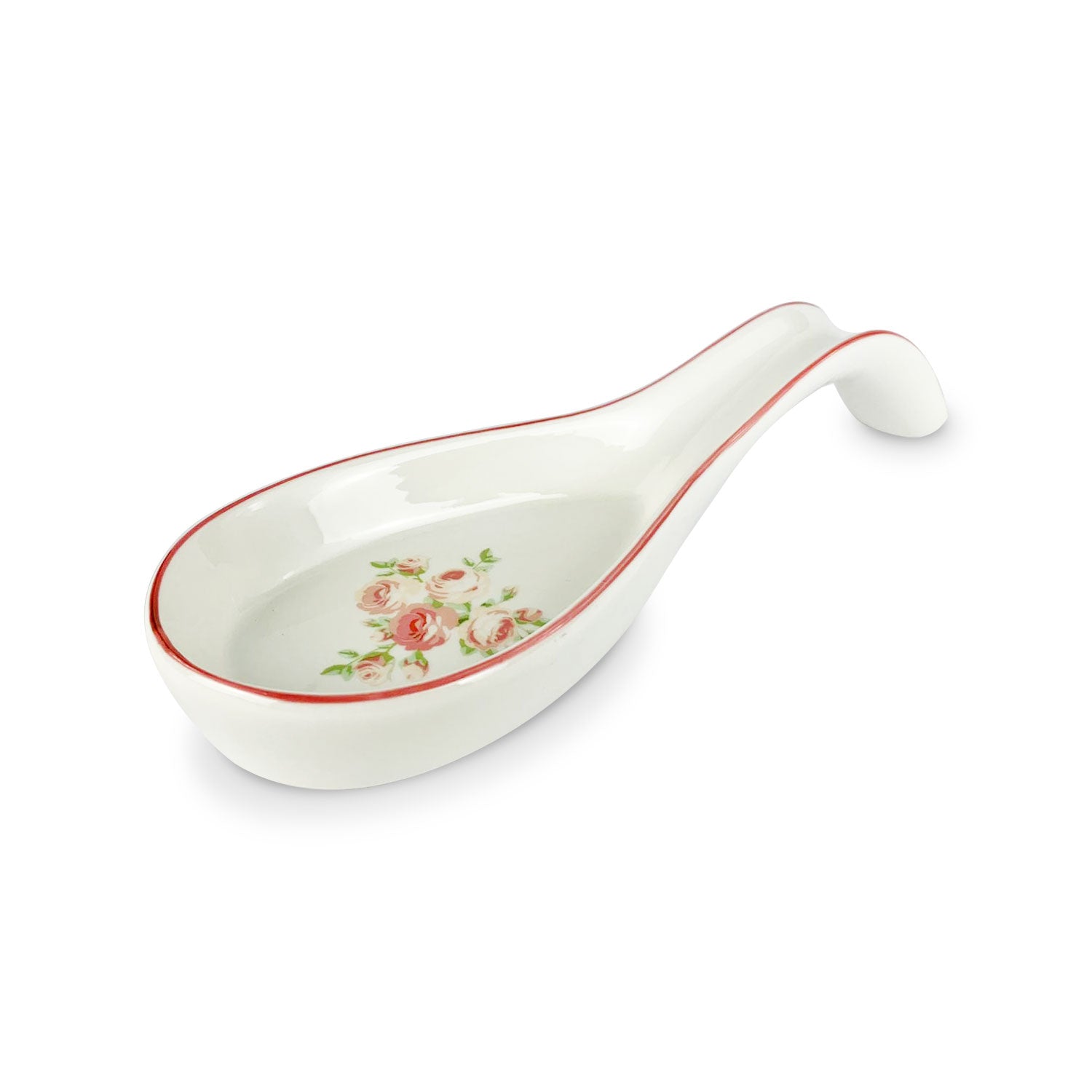 Poggiamestolo in ceramica Nuvole di Stoffa Shabby chic Annette fiori 5292