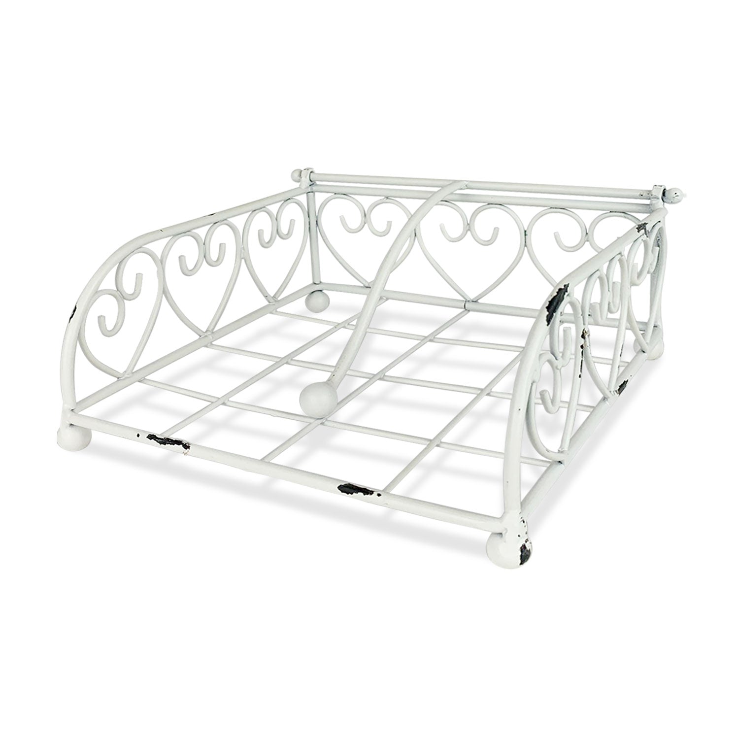 Portatovaglioli in metallo Nuvole di Stoffa Shabby chic stile retrò Vintage 5302