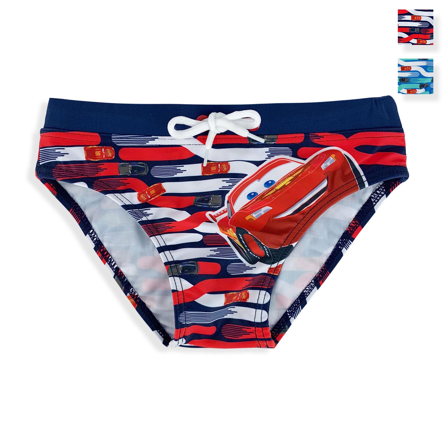 Costume da mare Disney Cars ufficiale Saetta per bambino slip bagno piscina 5353