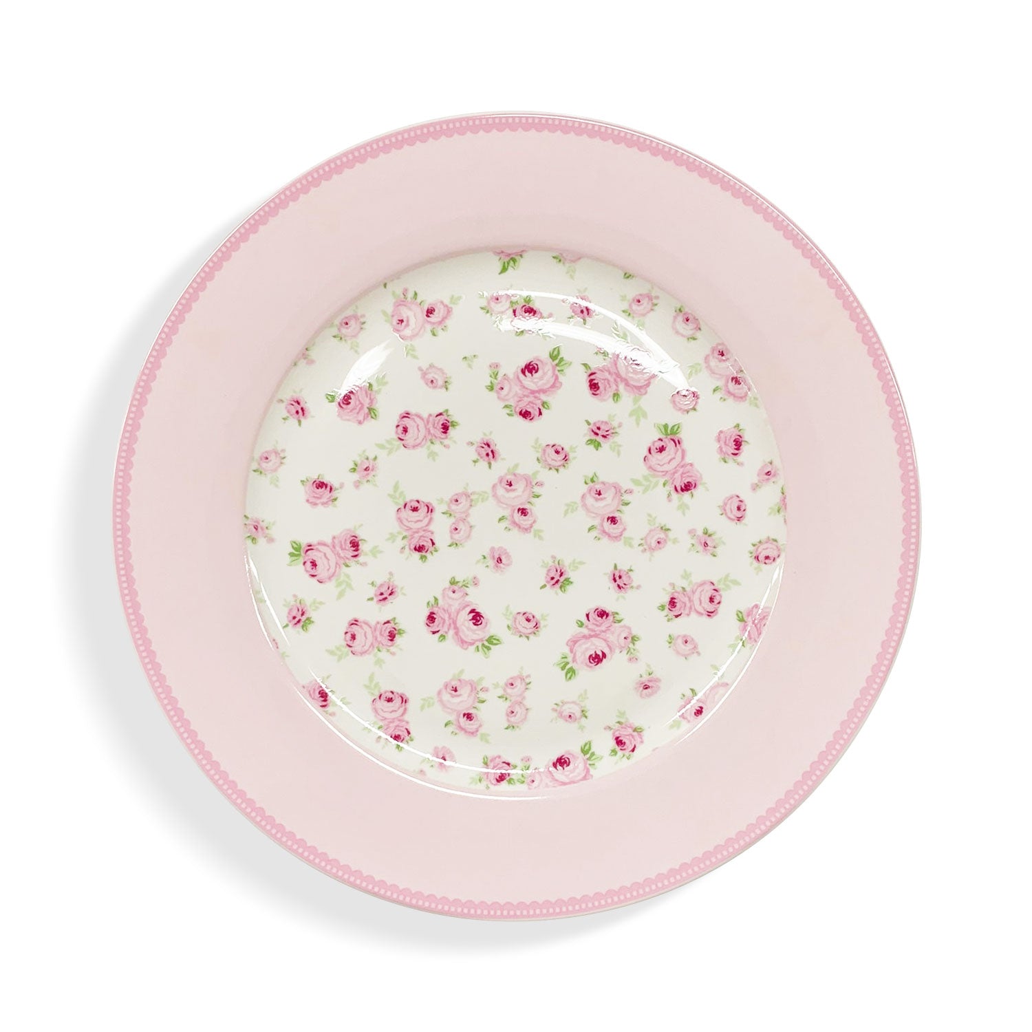 Servizio piatti da dessert Isabelle Rose Tiny Shabby chic porcellana 6pz 5392