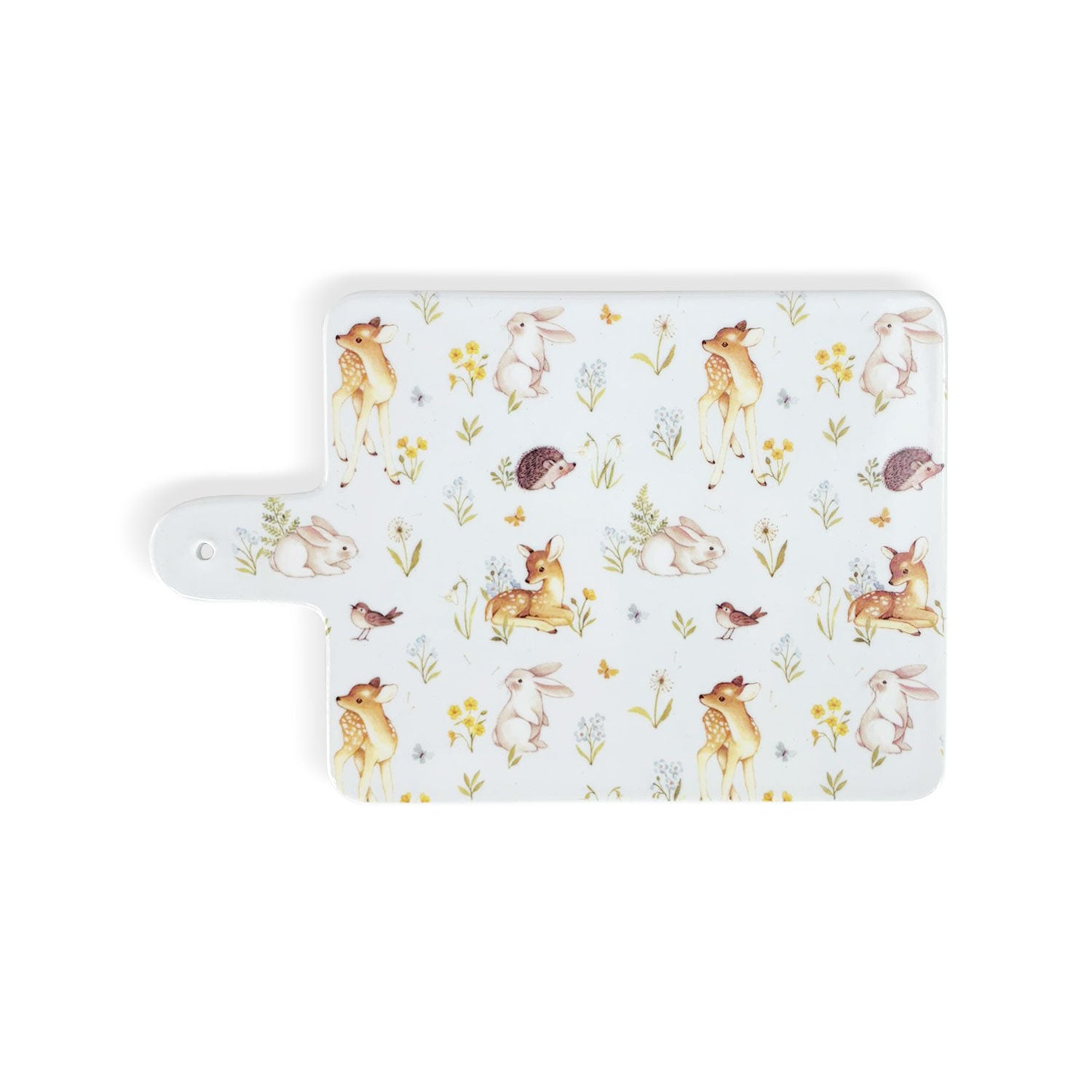 Tagliere in porcellana Isabelle Rose piatto per cucina Shabby chic Forest 5407