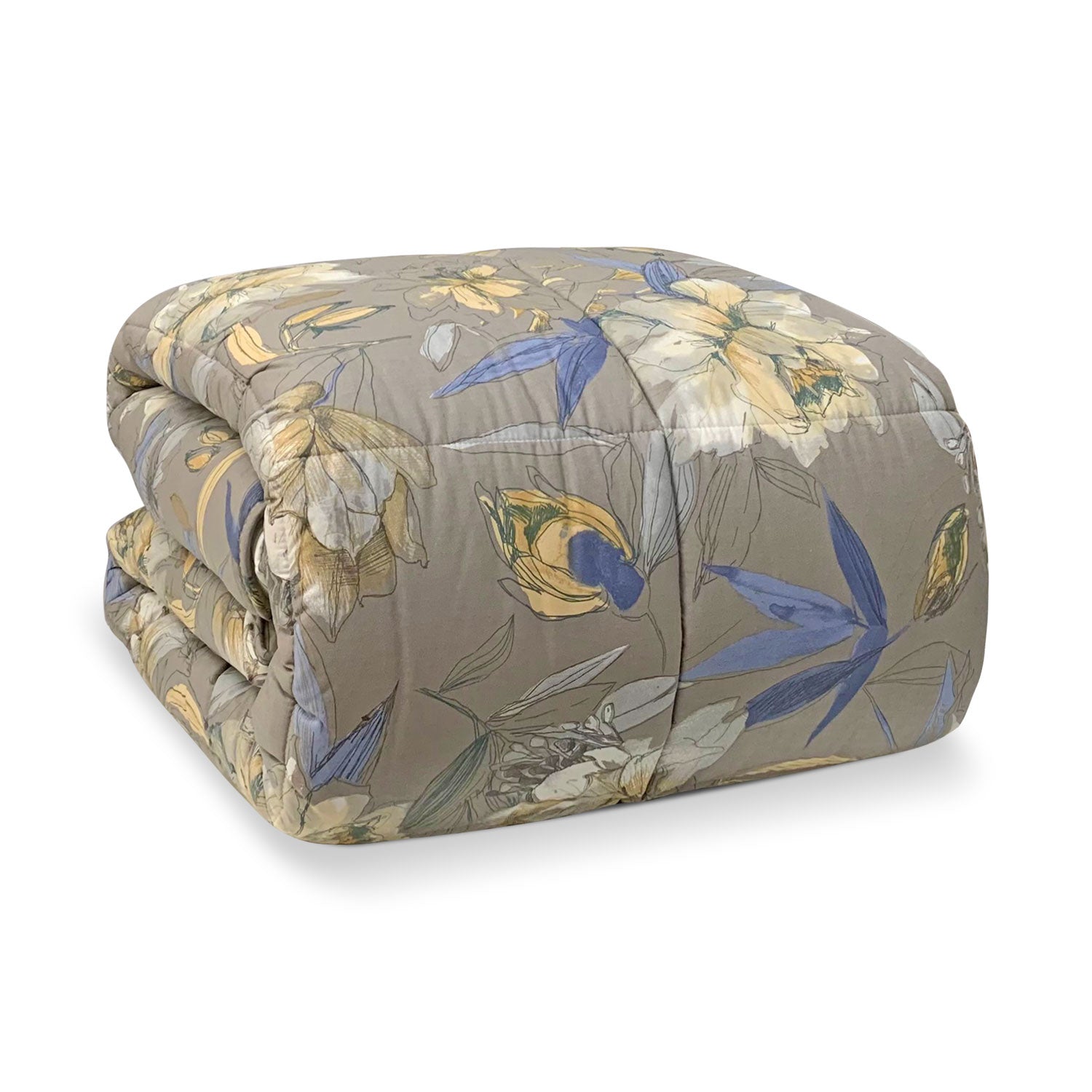 Trapunta in cotone floreale Gabel piumone invernale letto matrimoniale 5595