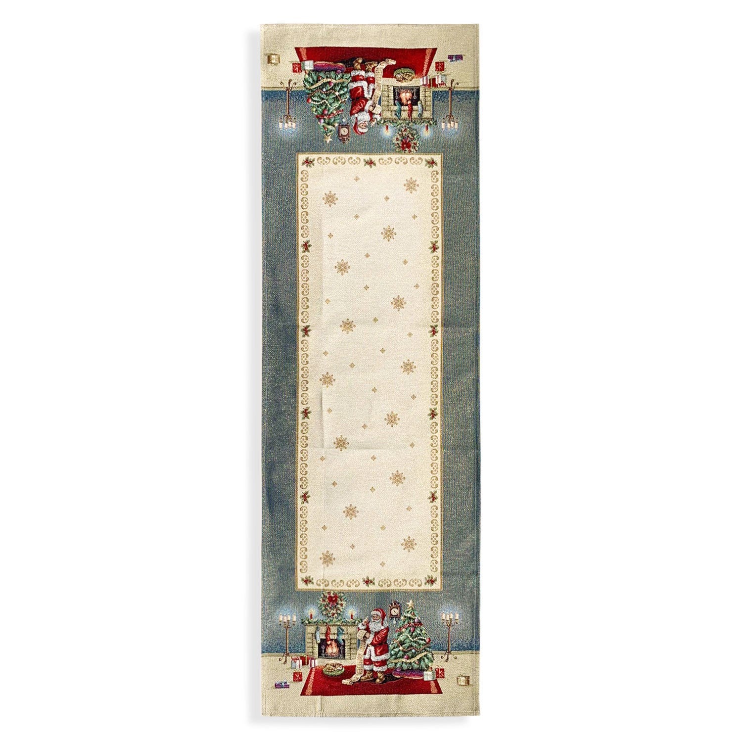 Runner natalizio 47x140cm decorazioni Centrotavola Natale Maestri Cotonieri 5625