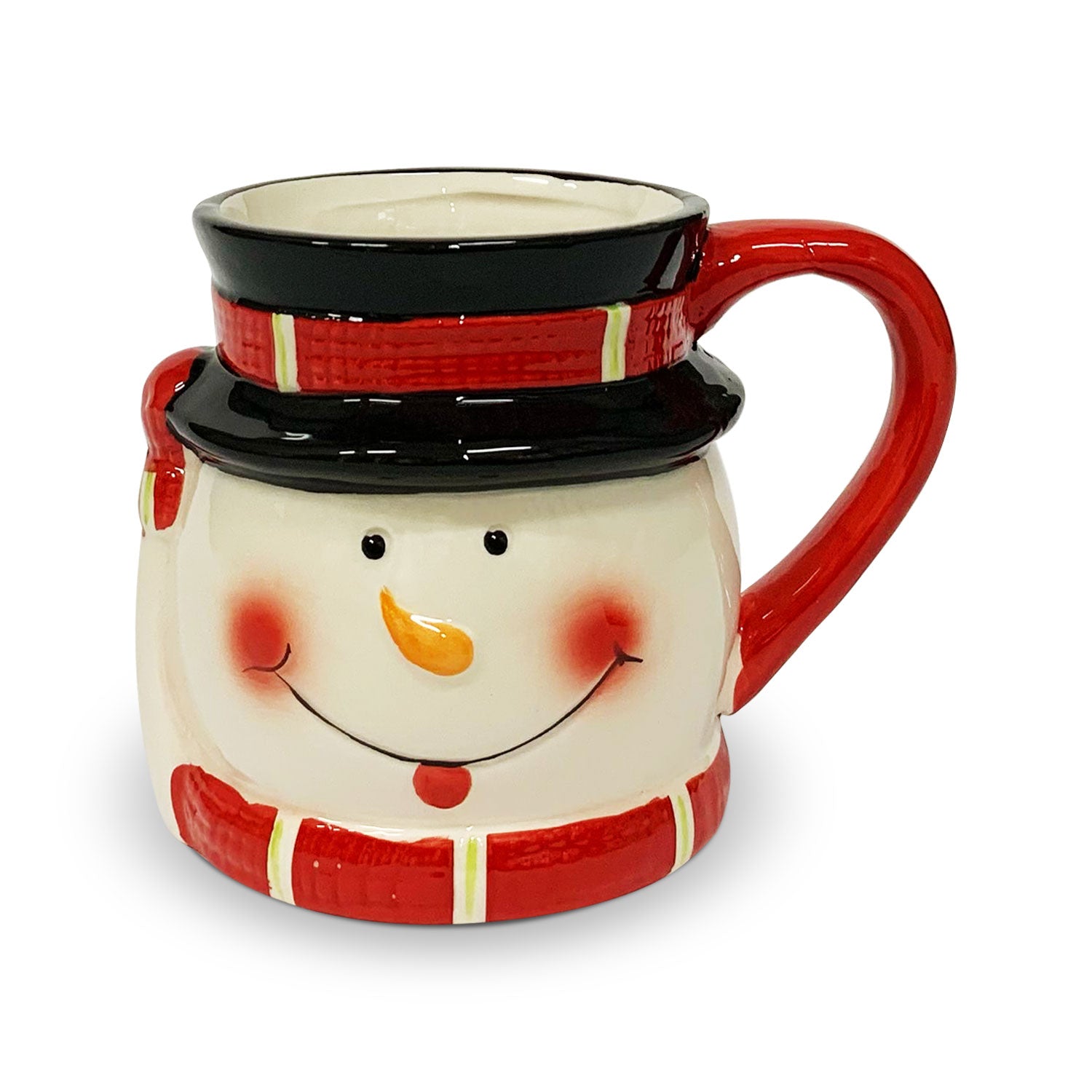 Weihnachtsbecher aus Porzellan, Stoffwolken, Schneemanndekorationen, 4