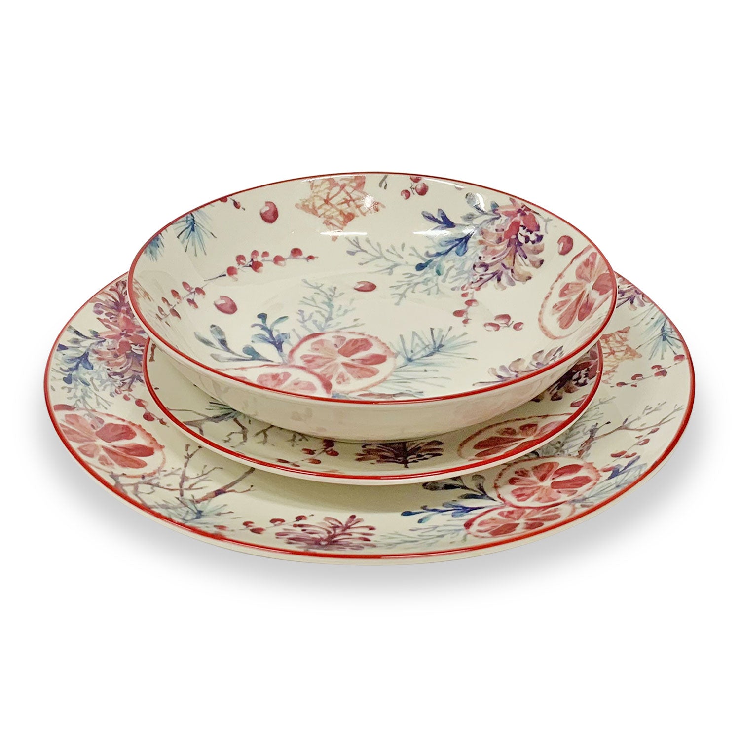 Servizio di 18 piatti Bonnie Nuvole di Stoffa in porcellana Shabby Chic 5703