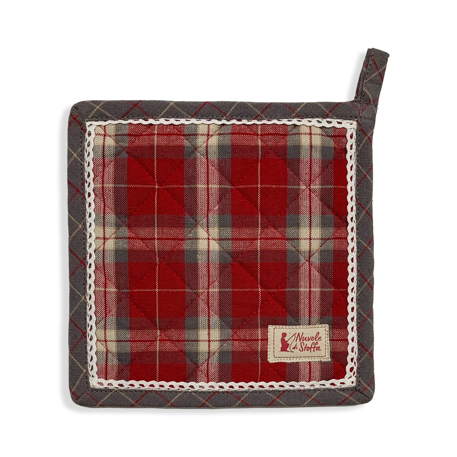 Presina da forno natalizia Nuvole di Stoffa in cotone decoro Natale Bonnie 5723