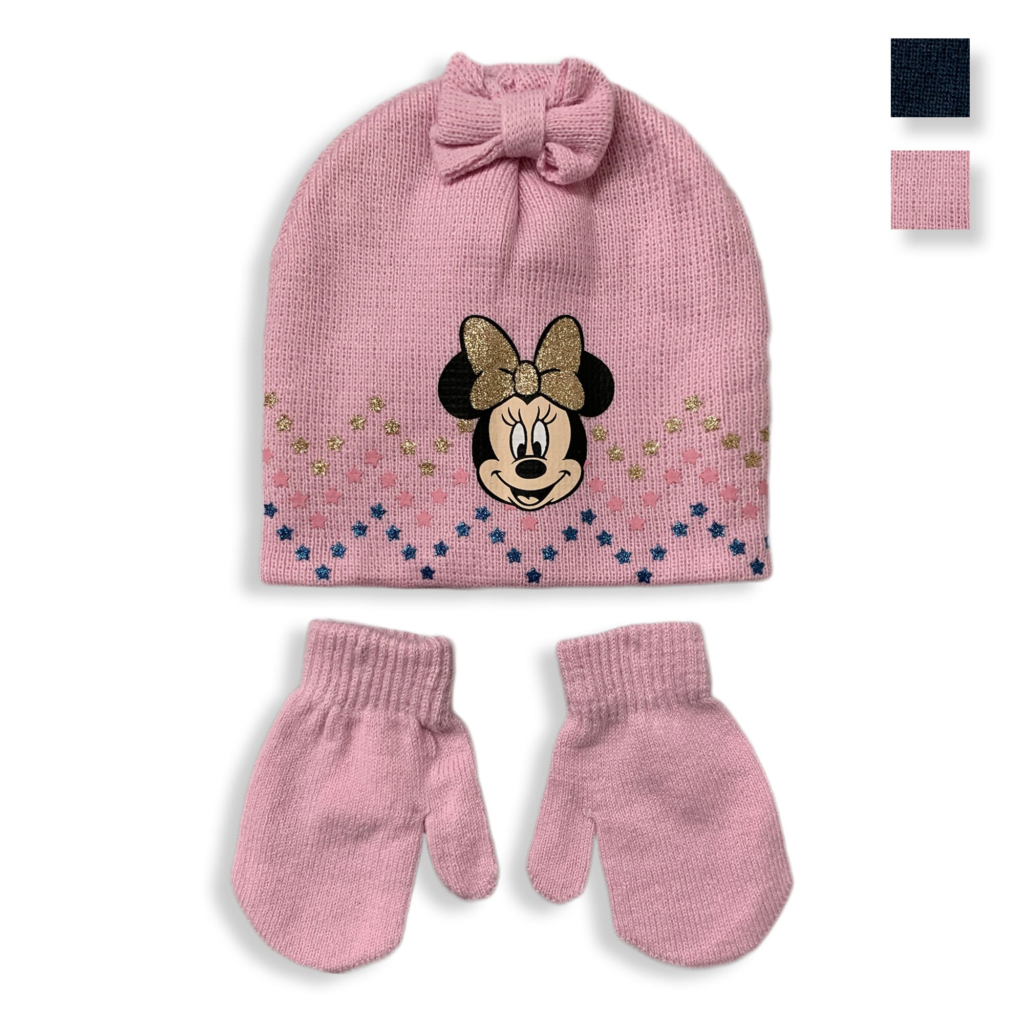 Disney Minnie Mouse Wintermütze Handschuhe für Neugeborene