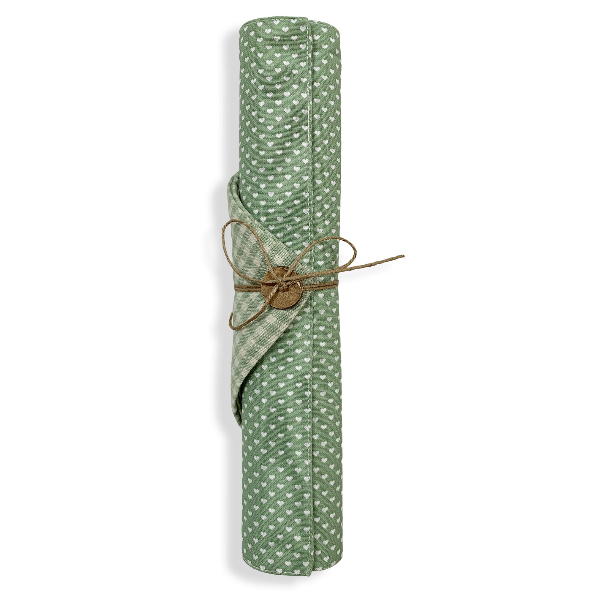 Tovaglietta e Tovagliolo Nuvole di Stoffa Idea Regalo vichy Cuori Tati 5990