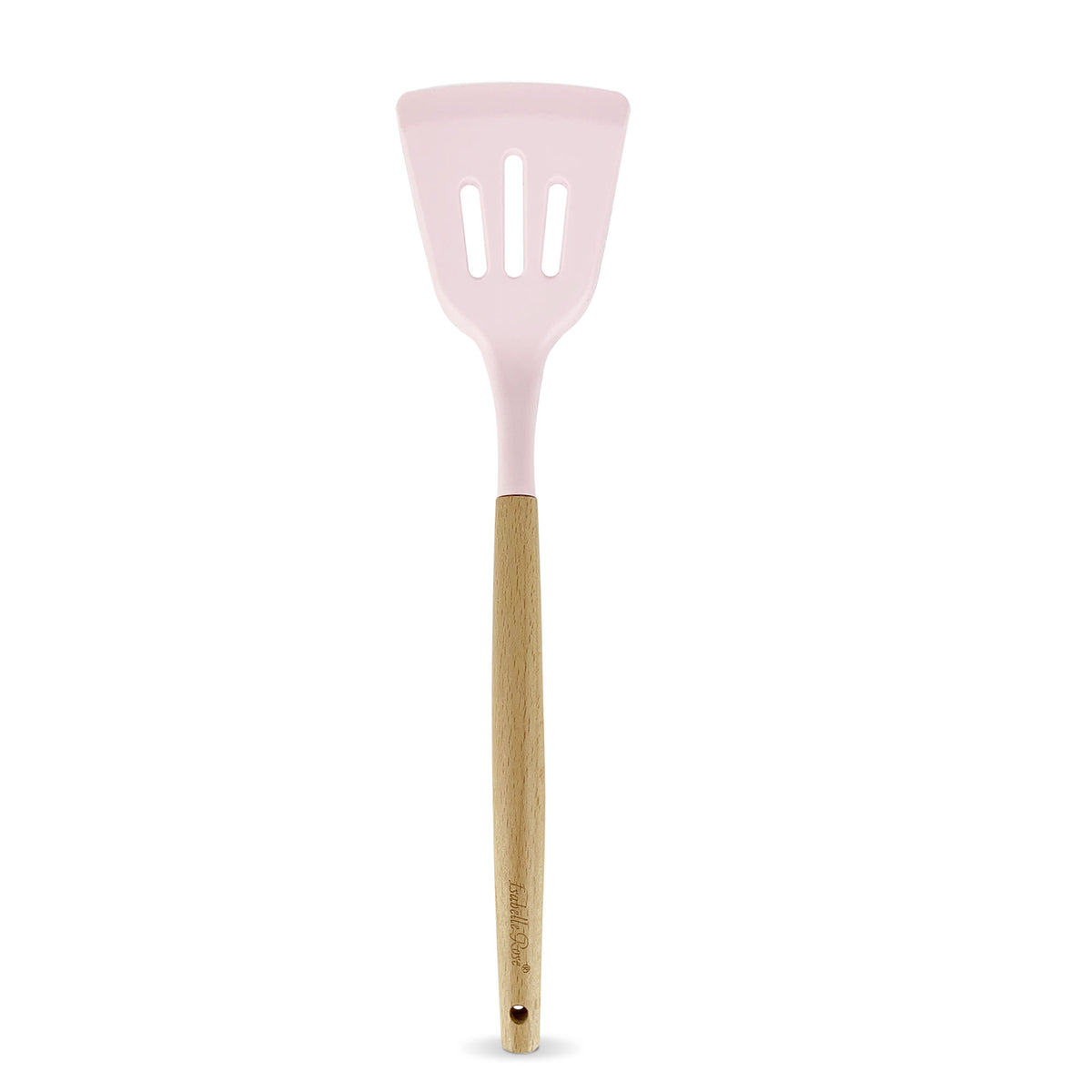 Paletta da cucina forata Isabelle Rose in silicone con manico in legno 6086