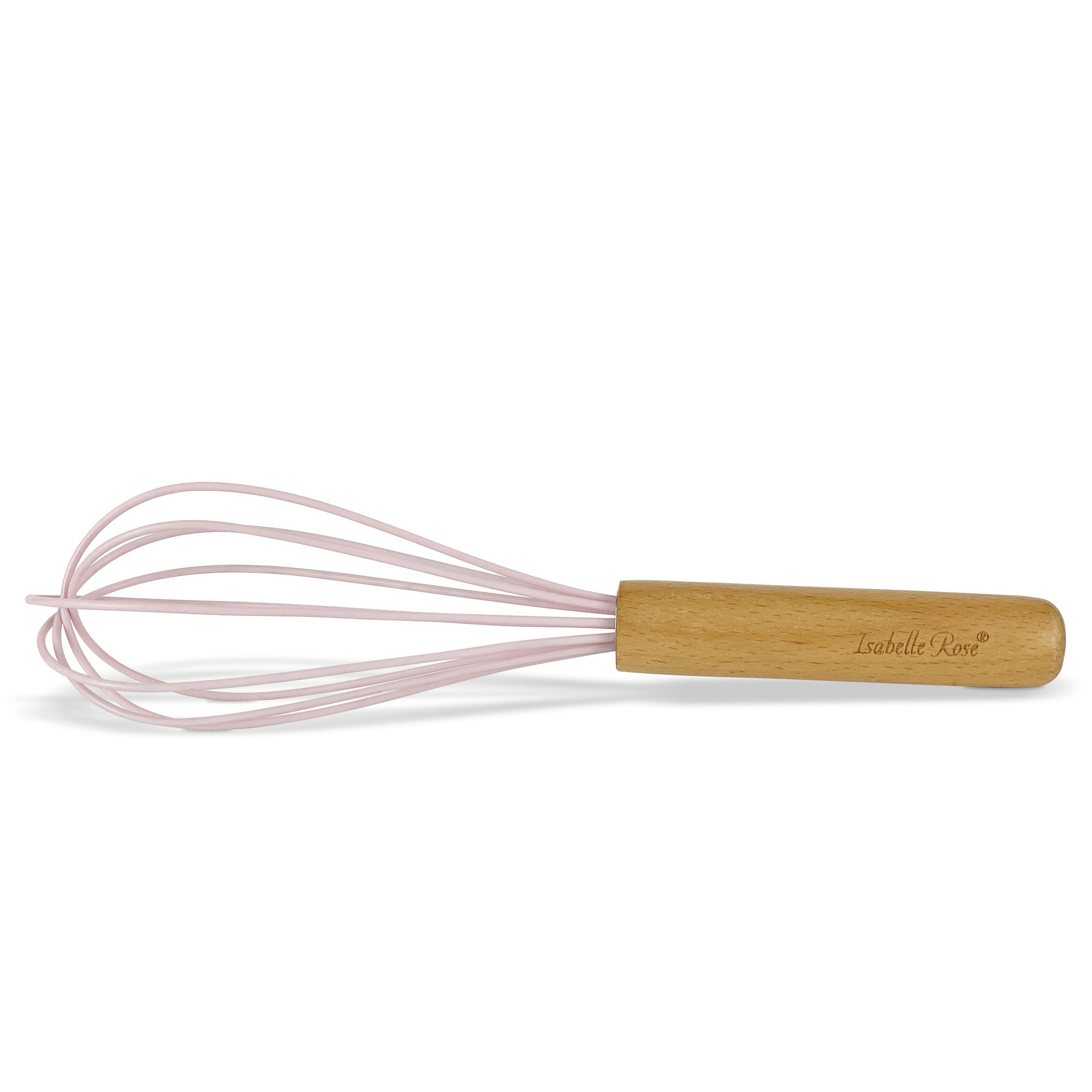 Frusta a mano da cucina Isabelle Rose in silicone con manico in legno 6089