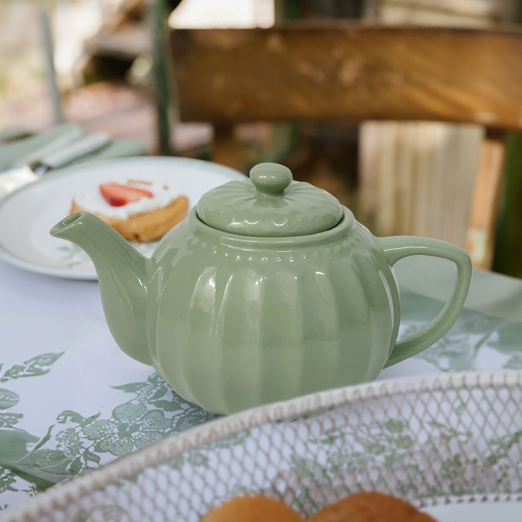 Teiera in porcellana Nuvole di Stoffa Sunday Shabby Chic Retrò 1 litro 6199