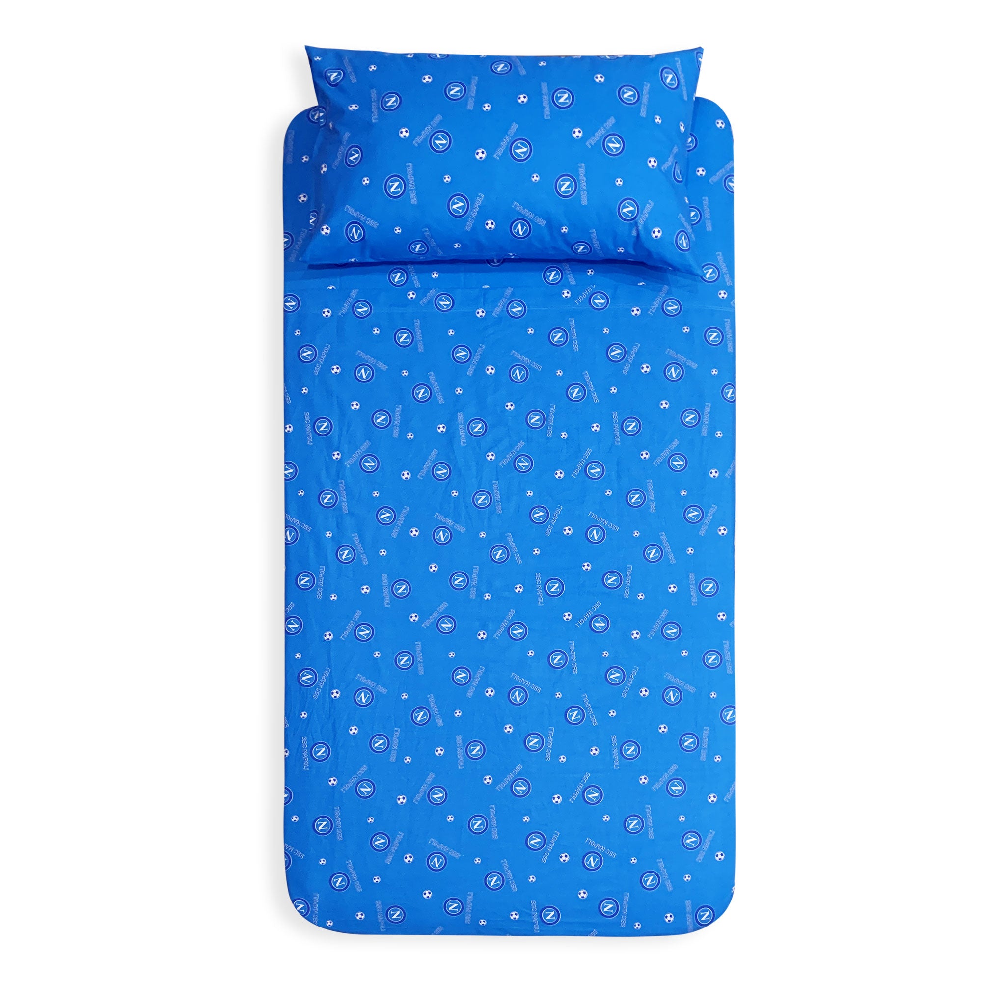 Completo Lenzuola matrimoniale SSC Napoli Ufficiale in Cotone 2 Posti 6213