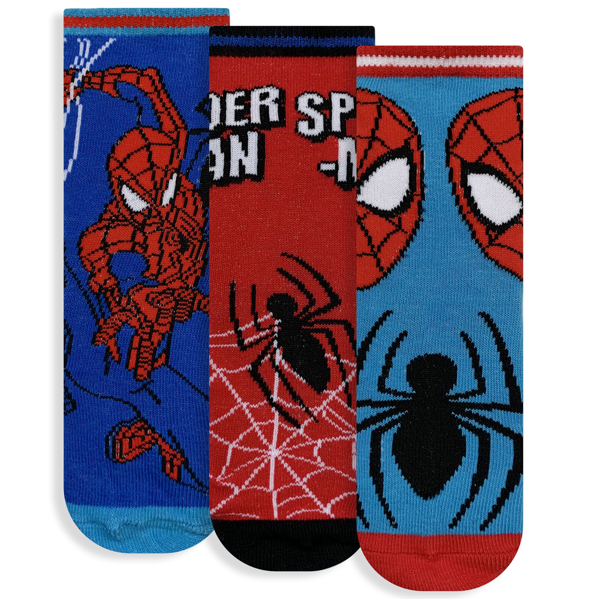 Calzini bambino Marvel Spiderman set 3 paia in cotone 6223