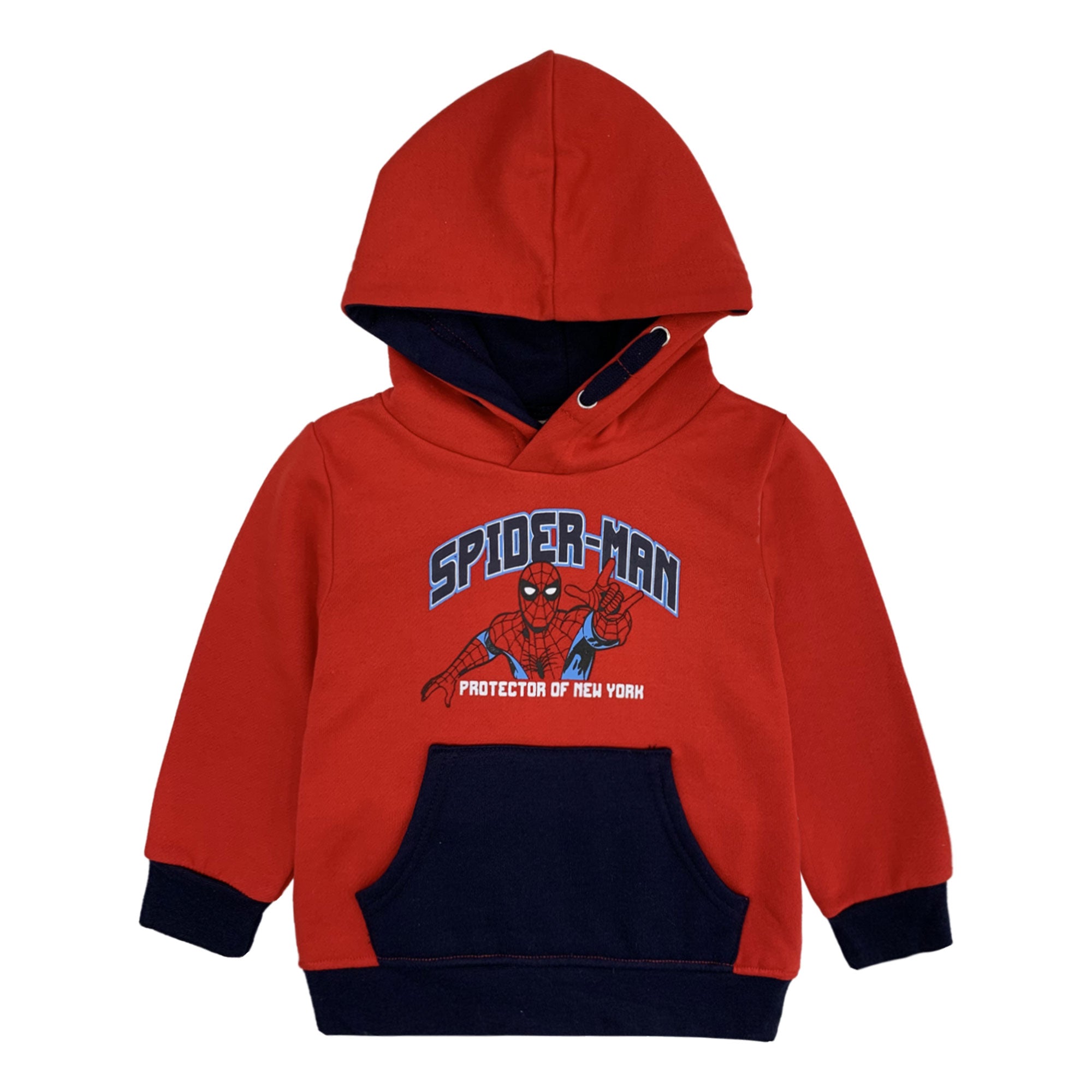 Felpa Marvel Spiderman per bambino con cappuccio a maniche lunghe bimbo 6228