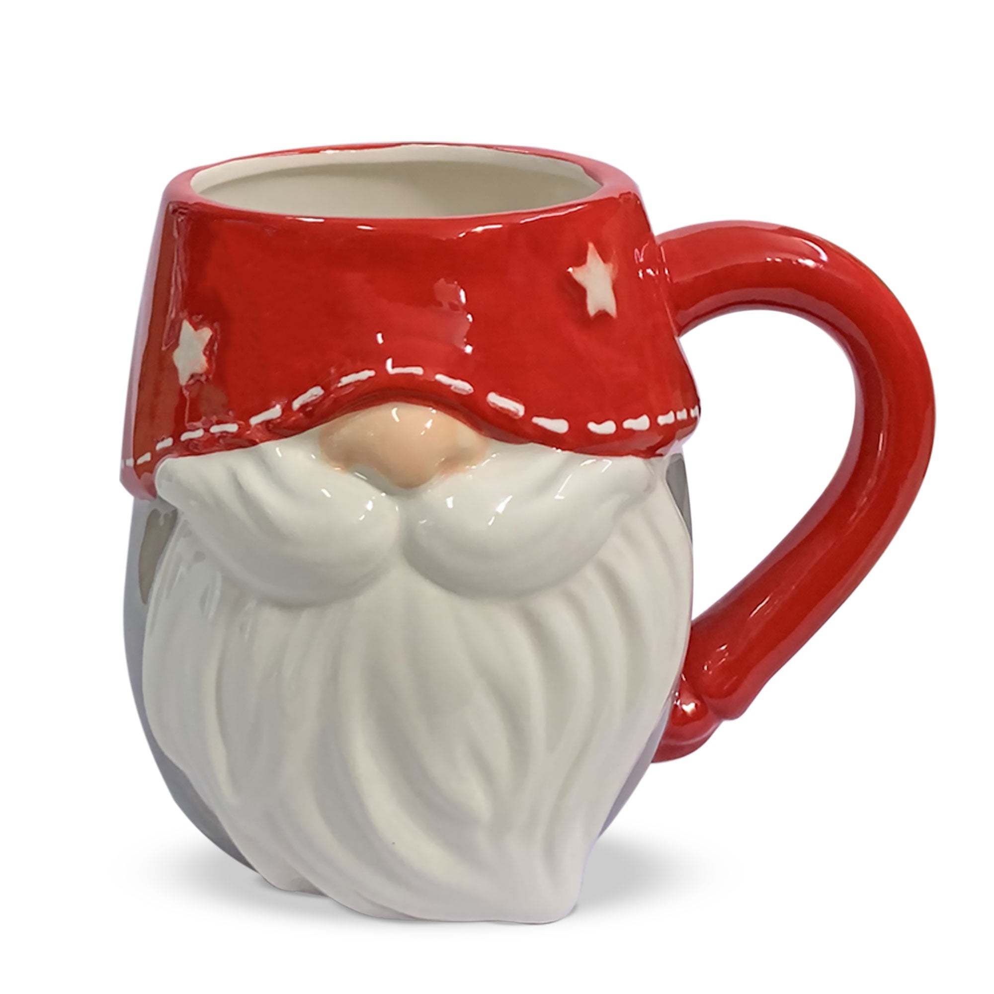 Weihnachtsbecher Gnome Cloth Clouds Becher mit Weihnachtsdekoration aus  Keramik 6298