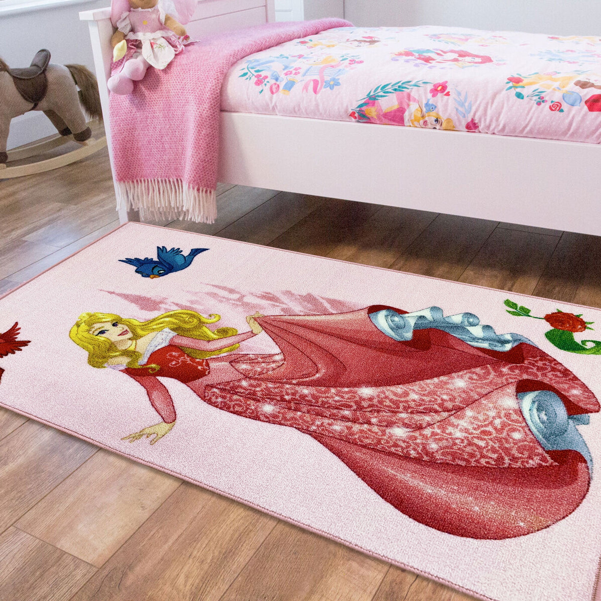Tappeto antiscivolo Disney Princess Aurora la bella addormentata 80x120cm 6387