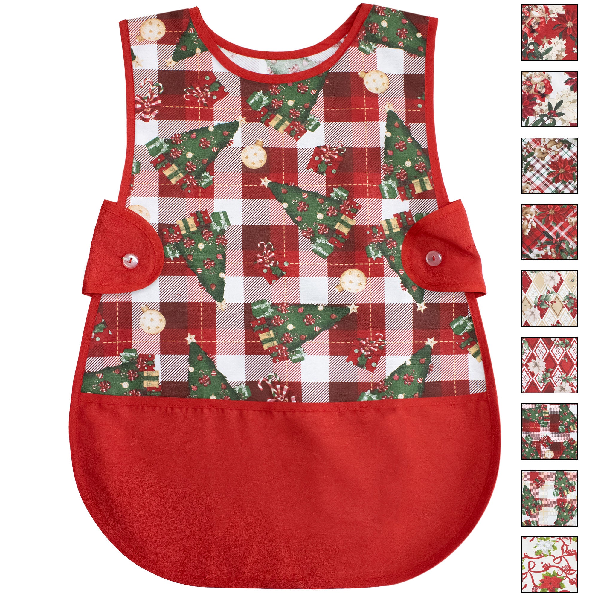 Grembiule da cucina Natalizio Casacca 100% Cotone Idea regalo Natale 6459