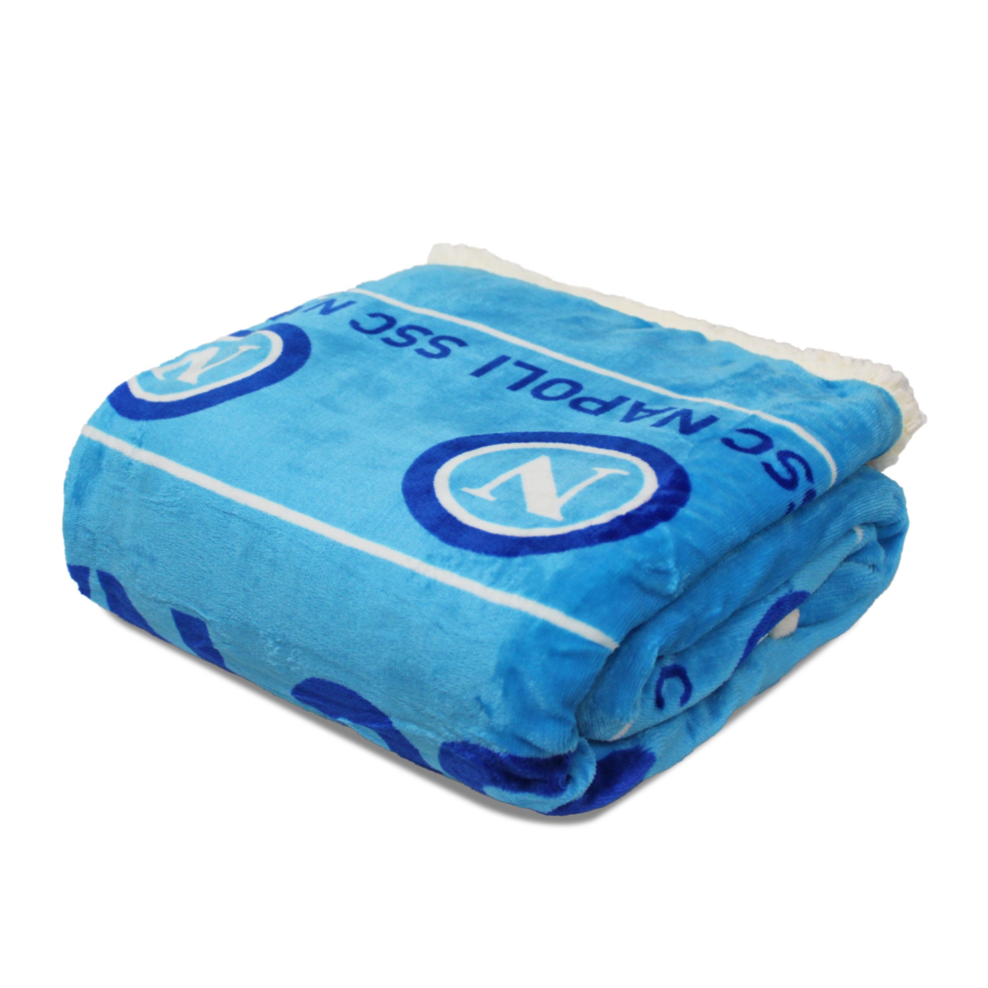Plaid SSC Napoli agnellato ufficiale coperta stampata logo scudetto 6532