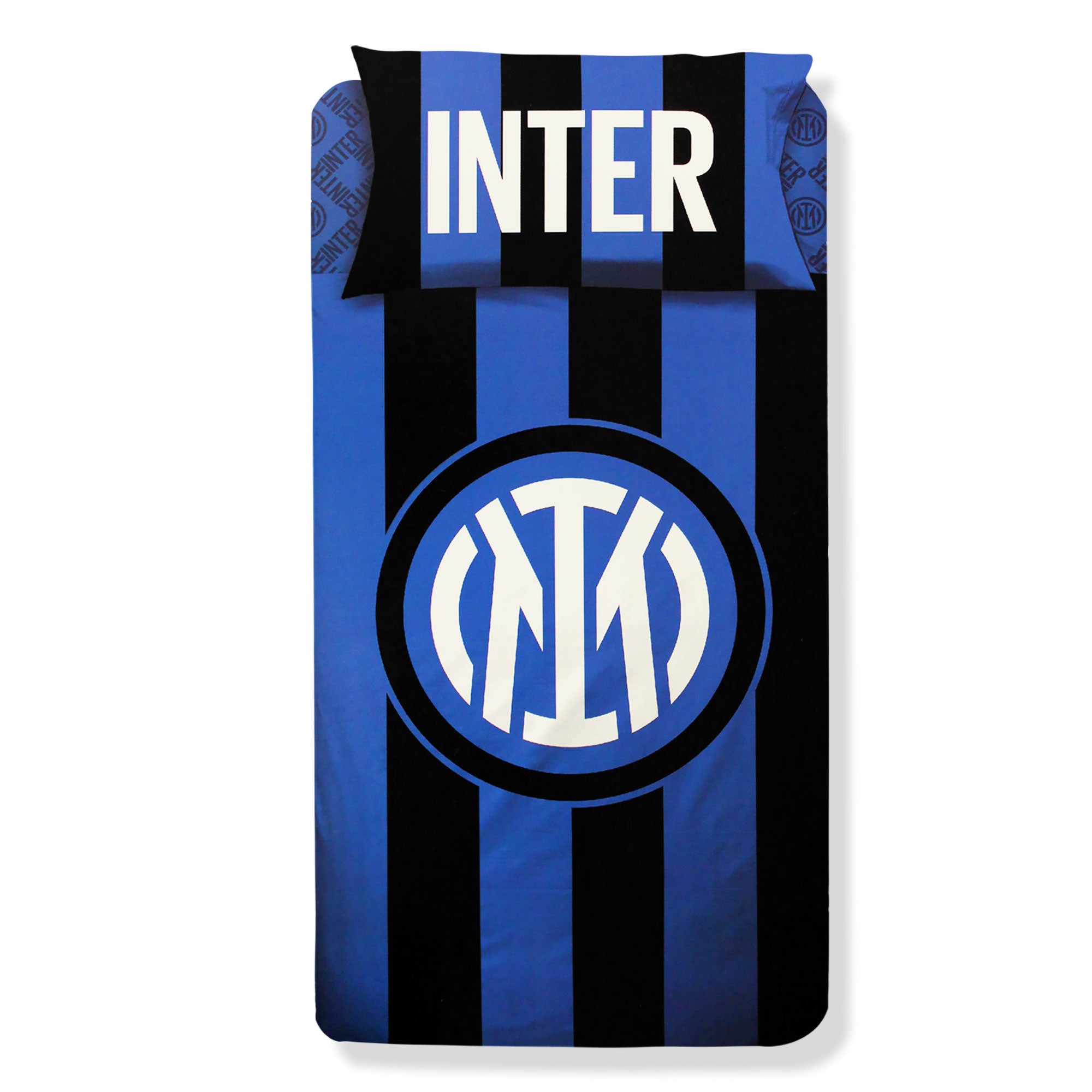 Completo Lenzuola letto singolo FC Inter Ufficiale in Cotone 1 piazza 6534