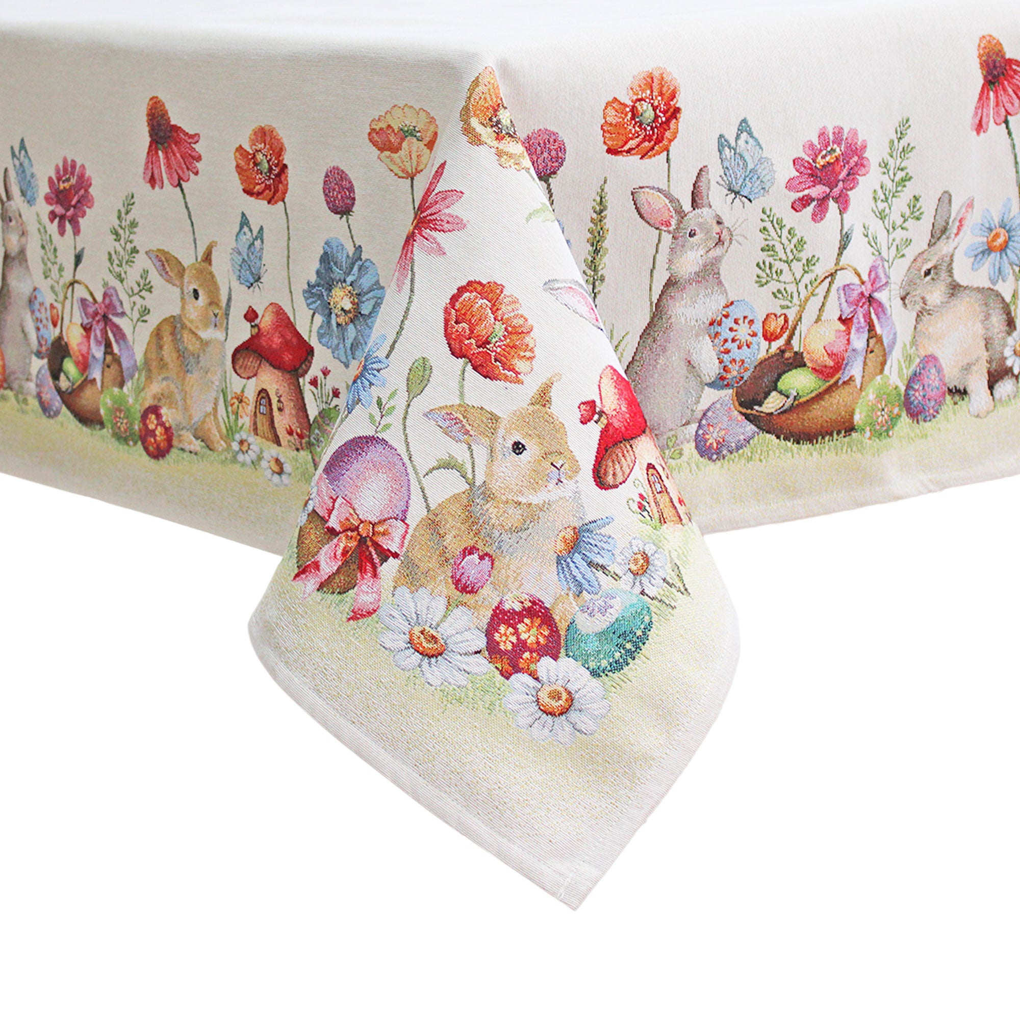 Copritavolo Pasquale Maestri Cotonieri tovaglia Rabbit 6 posti in gobelin 6568