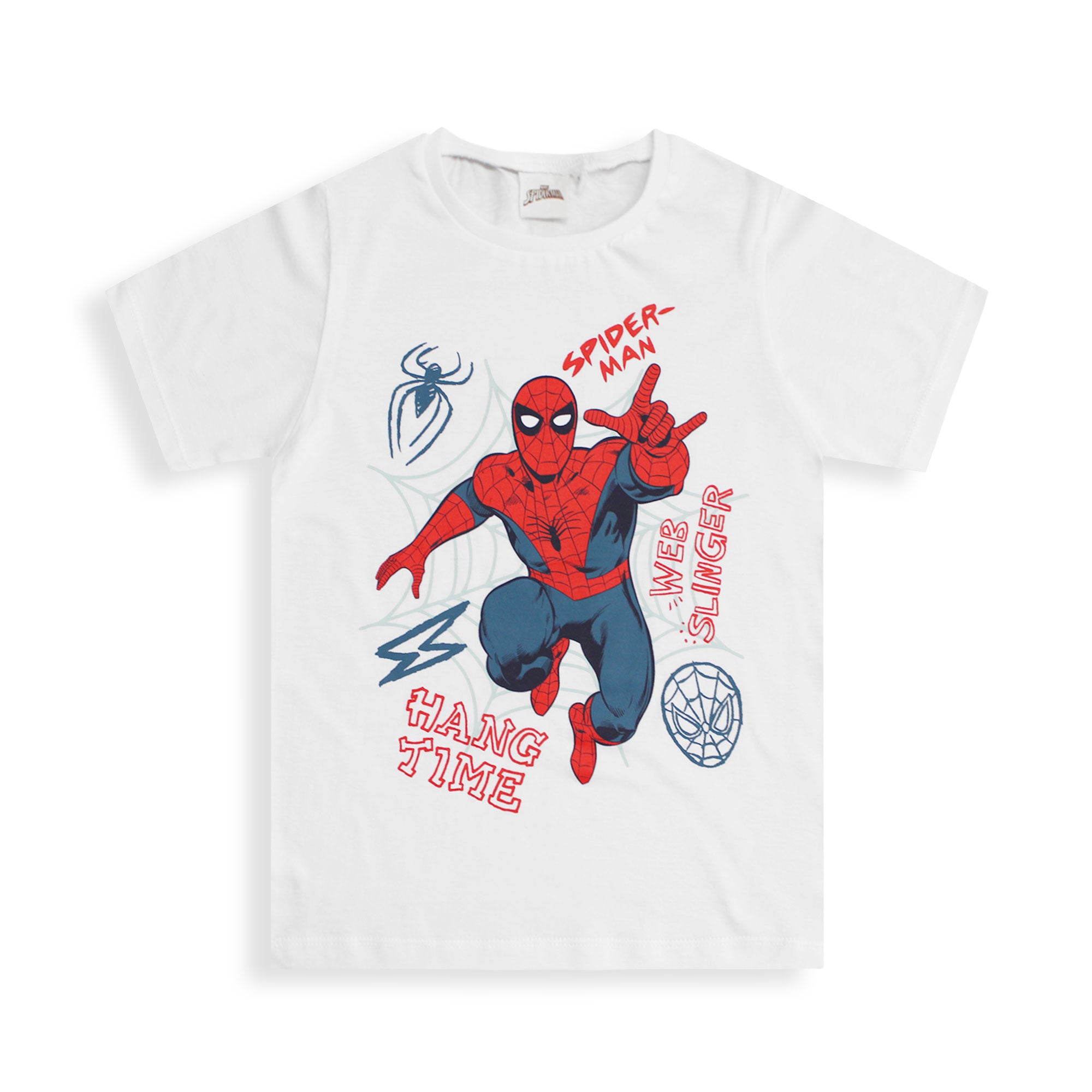 T-shirt Marvel Spiderman maglia bambino mezze maniche in cotone Spider Man 6592