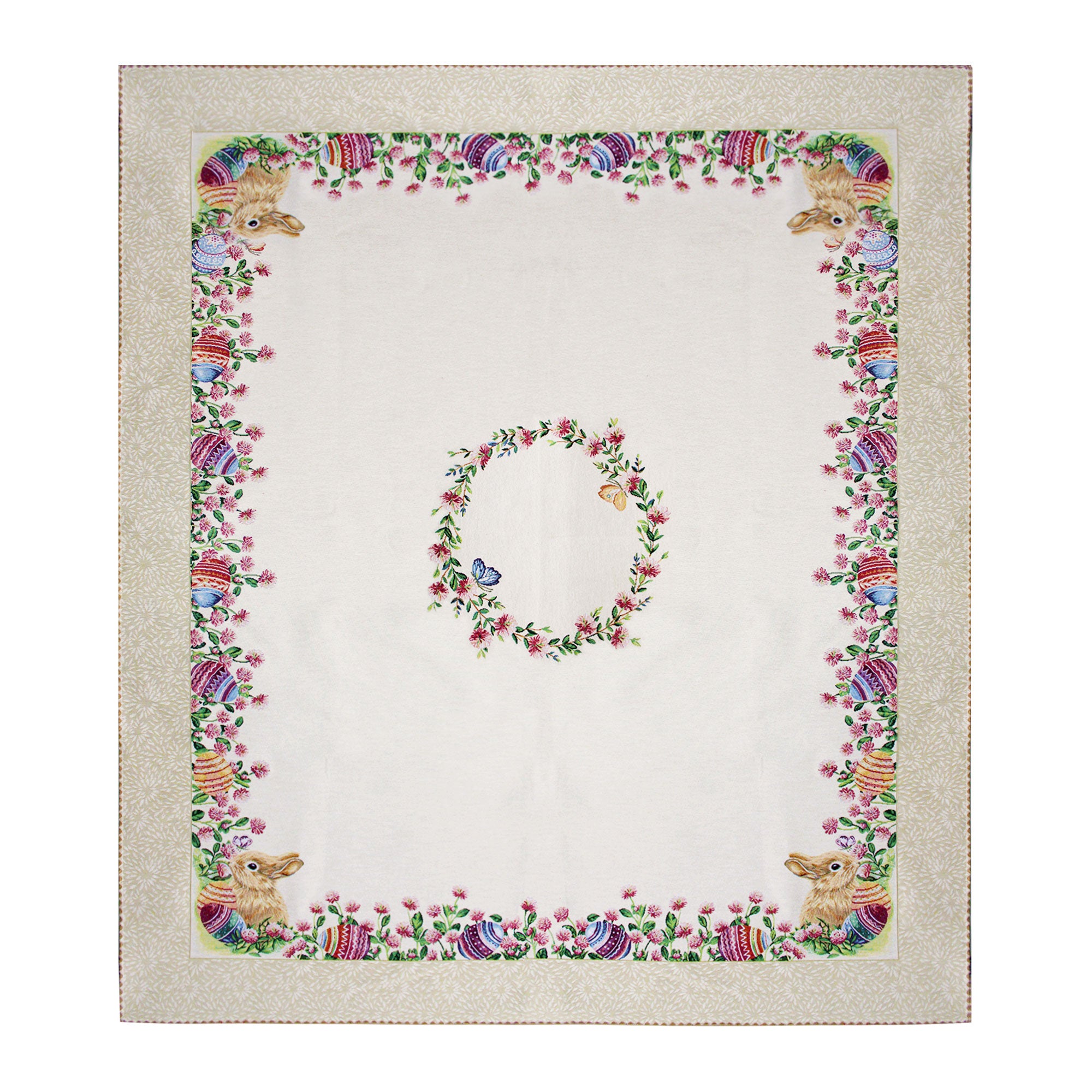 Copritavolo Pasquale in gobelin Vingi tovaglia Pasqua 6 posti Dis.1 6594