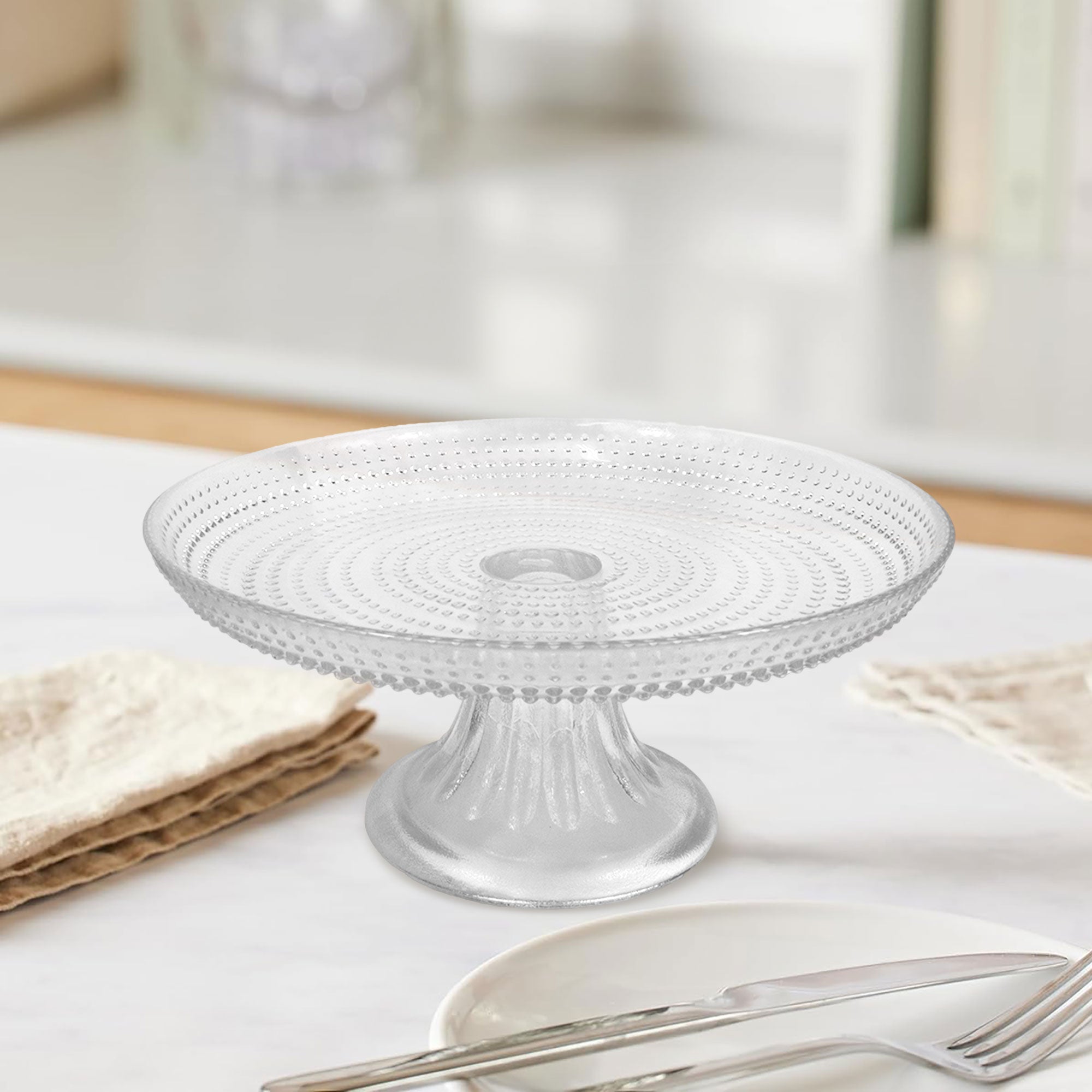 Alzatina Nuvole di Stoffa in vetro Alzata cucina Shabby Chic 6673