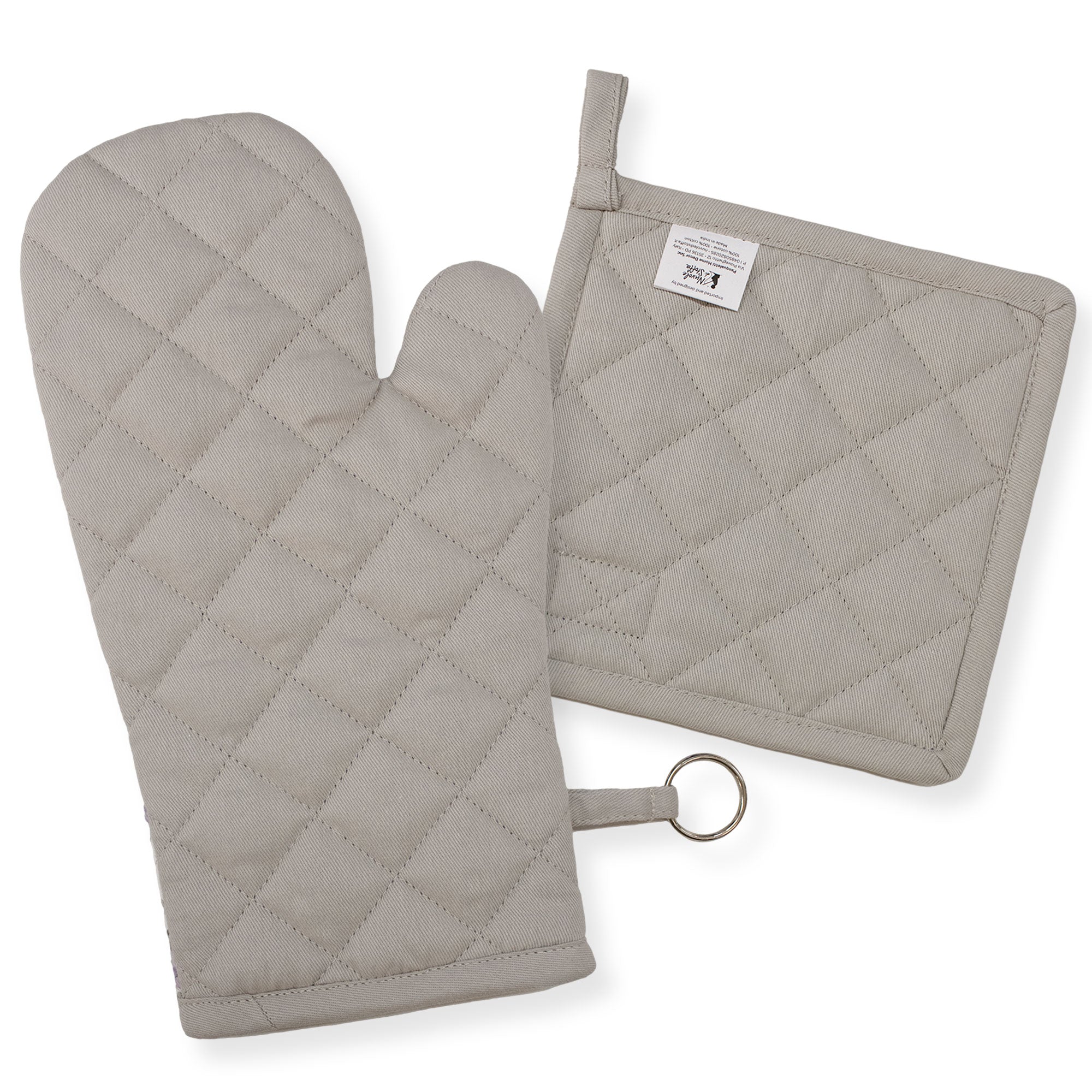 Guantone e Presina da forno Pasquale Nuvole di Stoffa Bunny Shabby Chic 6695