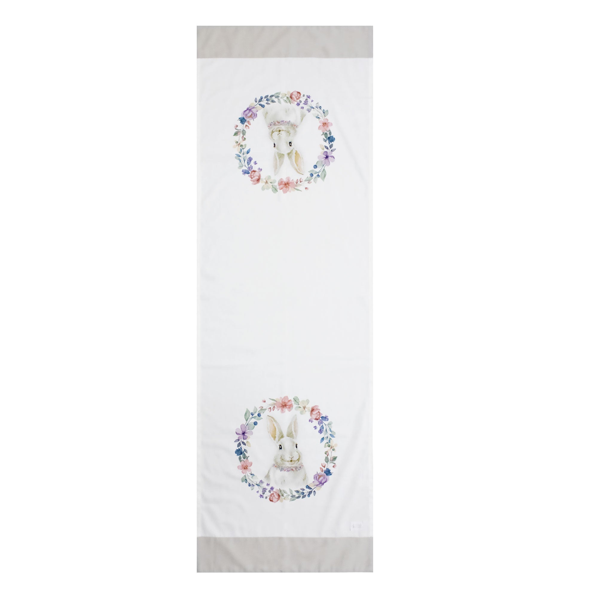 Runner Pasquale Nuvole di Stoffa Bunny 50x150cm Centrotavola Pasqua cotone 6704