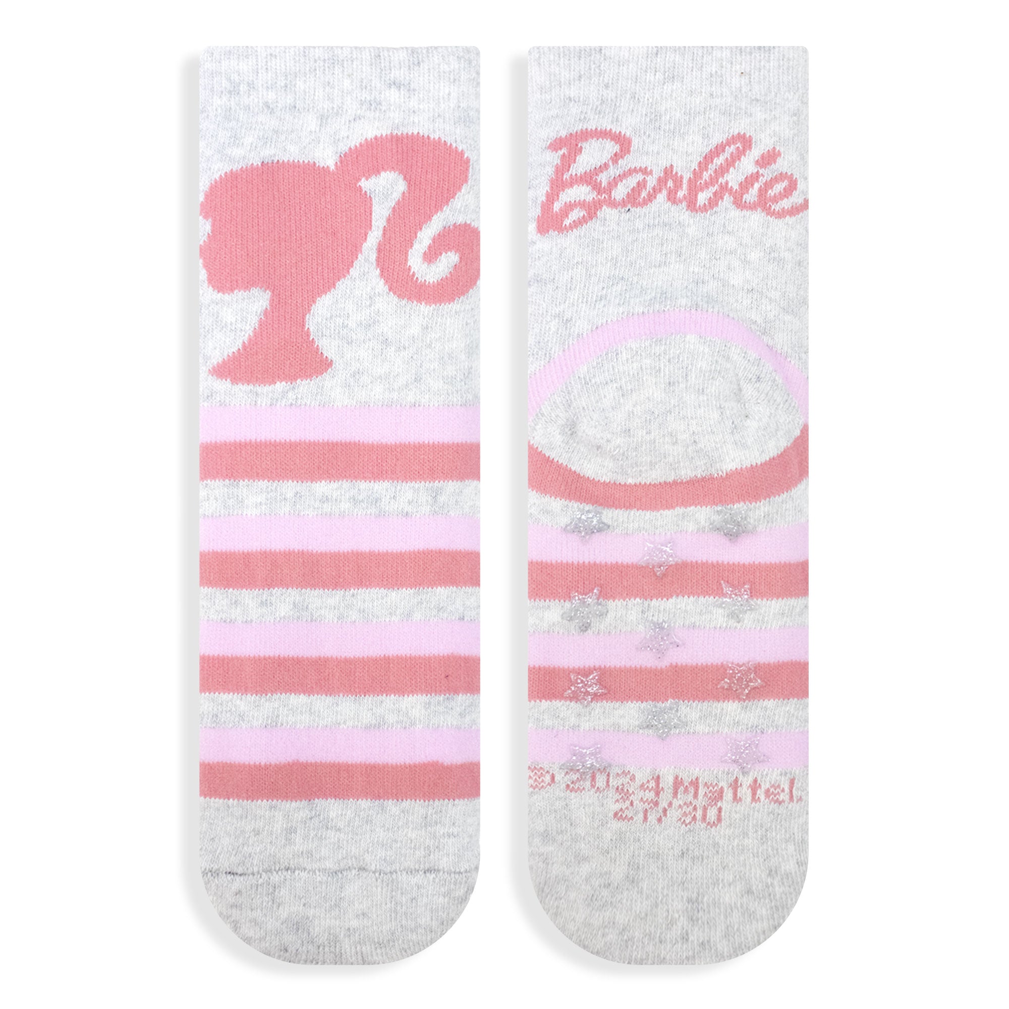 Calzini antiscivolo per bambina Barbie in spugna di cotone invernale 6877