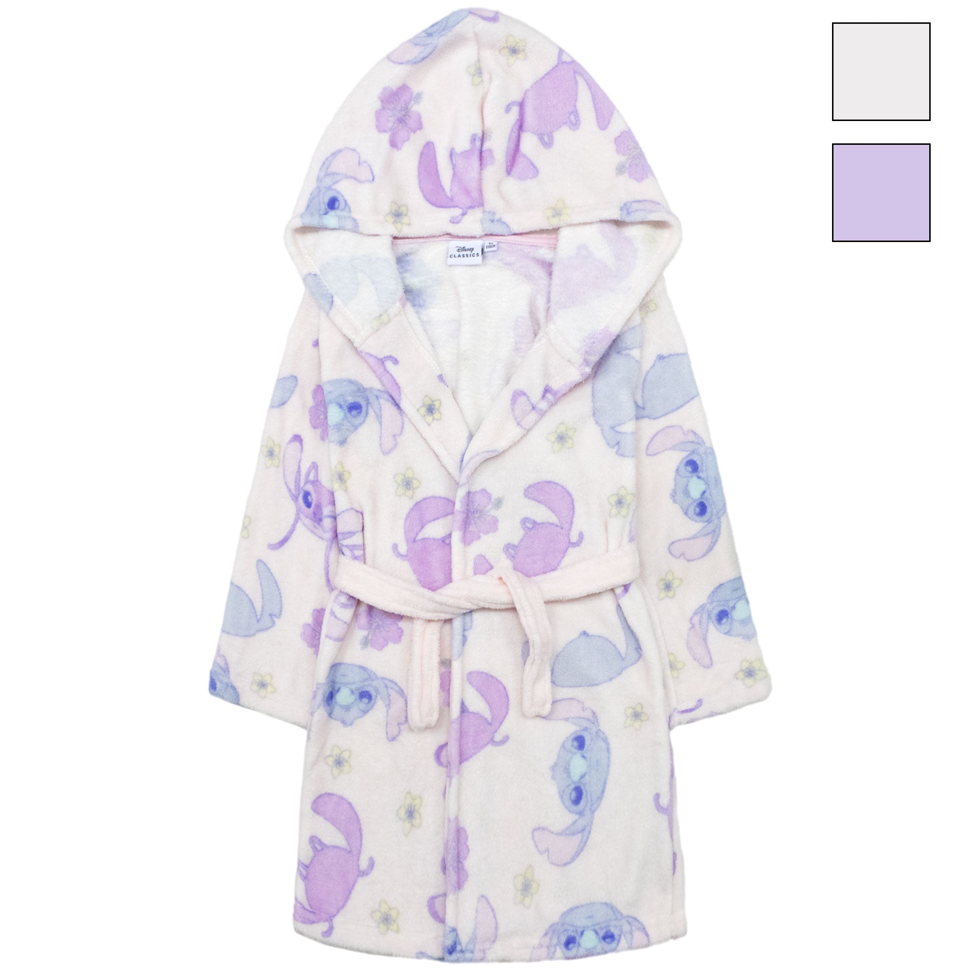 Vestaglia Disney Lilio e Stitch per bambina in pile con cappuccio 6892