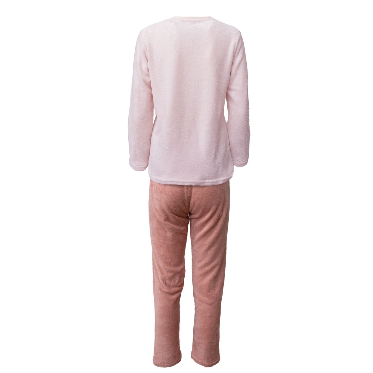 Pigiama Disney Bambi donna ragazza lungo invernale in pile 6952