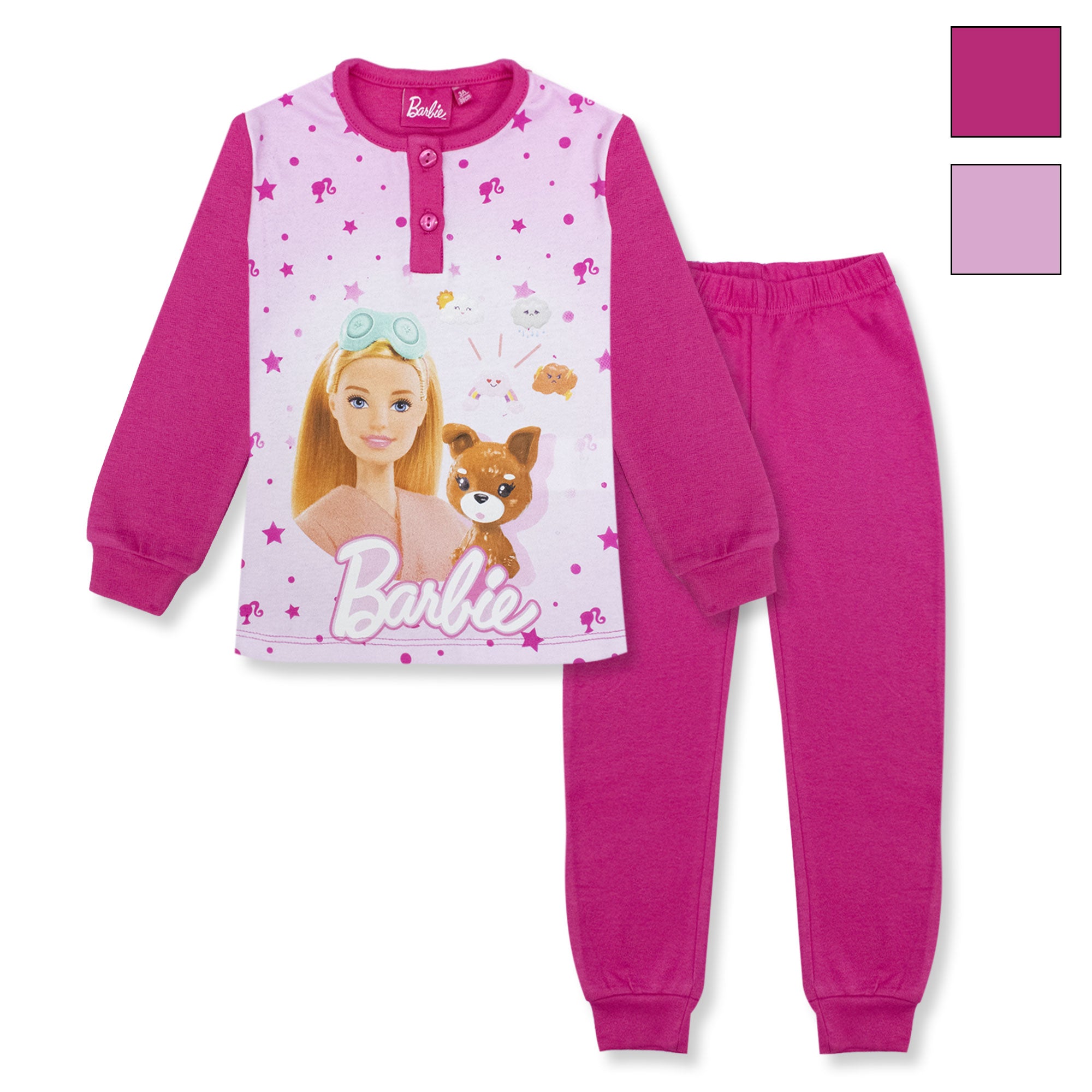 Barbie Girls Kids Barbie Pyjamas Barbie Toddler Girls Short Sleeve