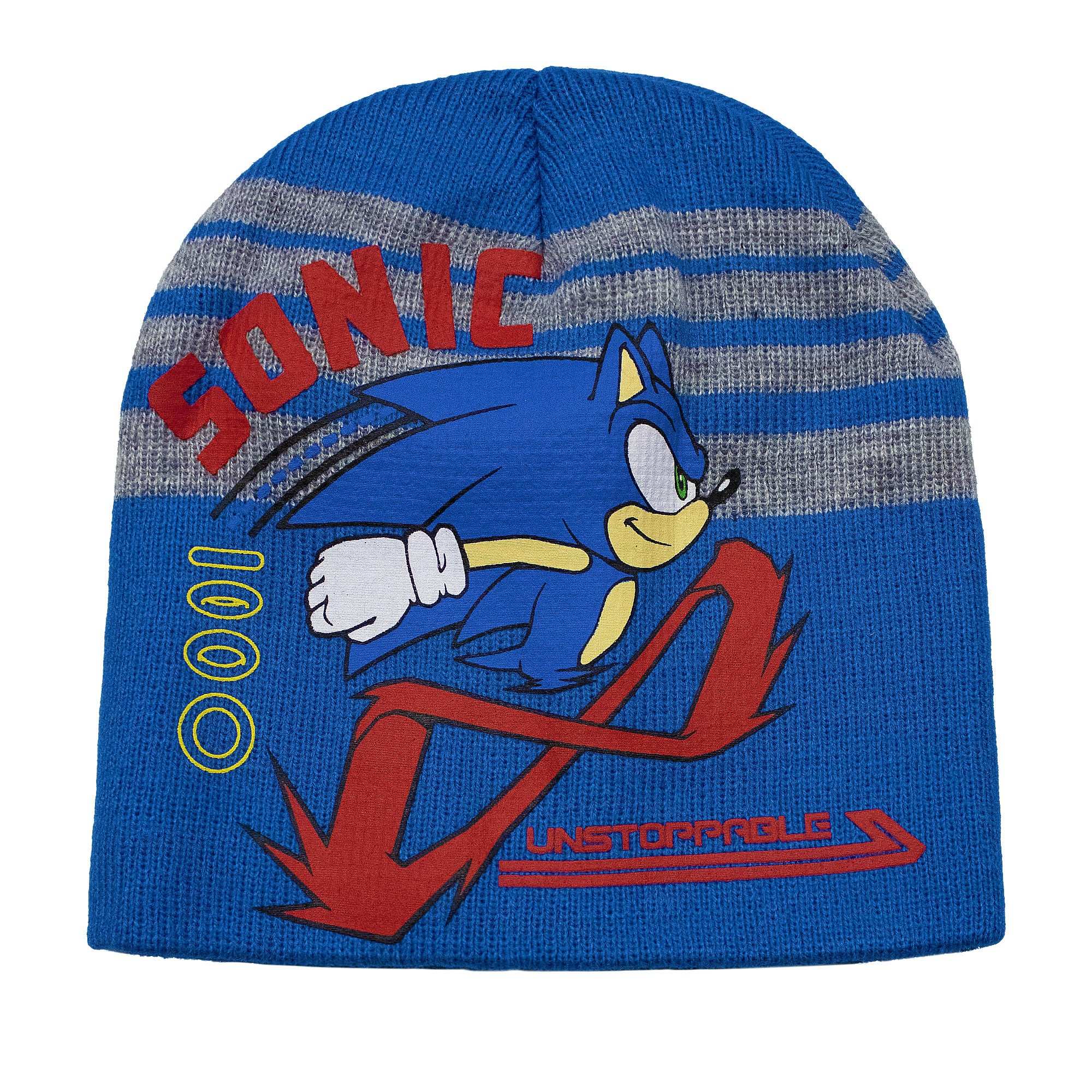 Cappello Sonic The Hedgehog per bambino cappellino invernale Videogame 7009